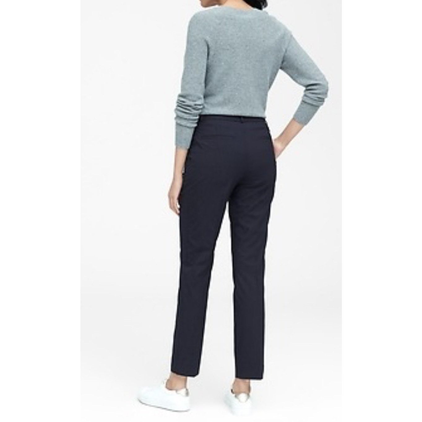 Banana Republic Banana Republic - RYAN SLIM STRAIGHT PINSTRIPE PANT / 6R Size 28" / US 6 / IT 42 - 2 Thumbnail