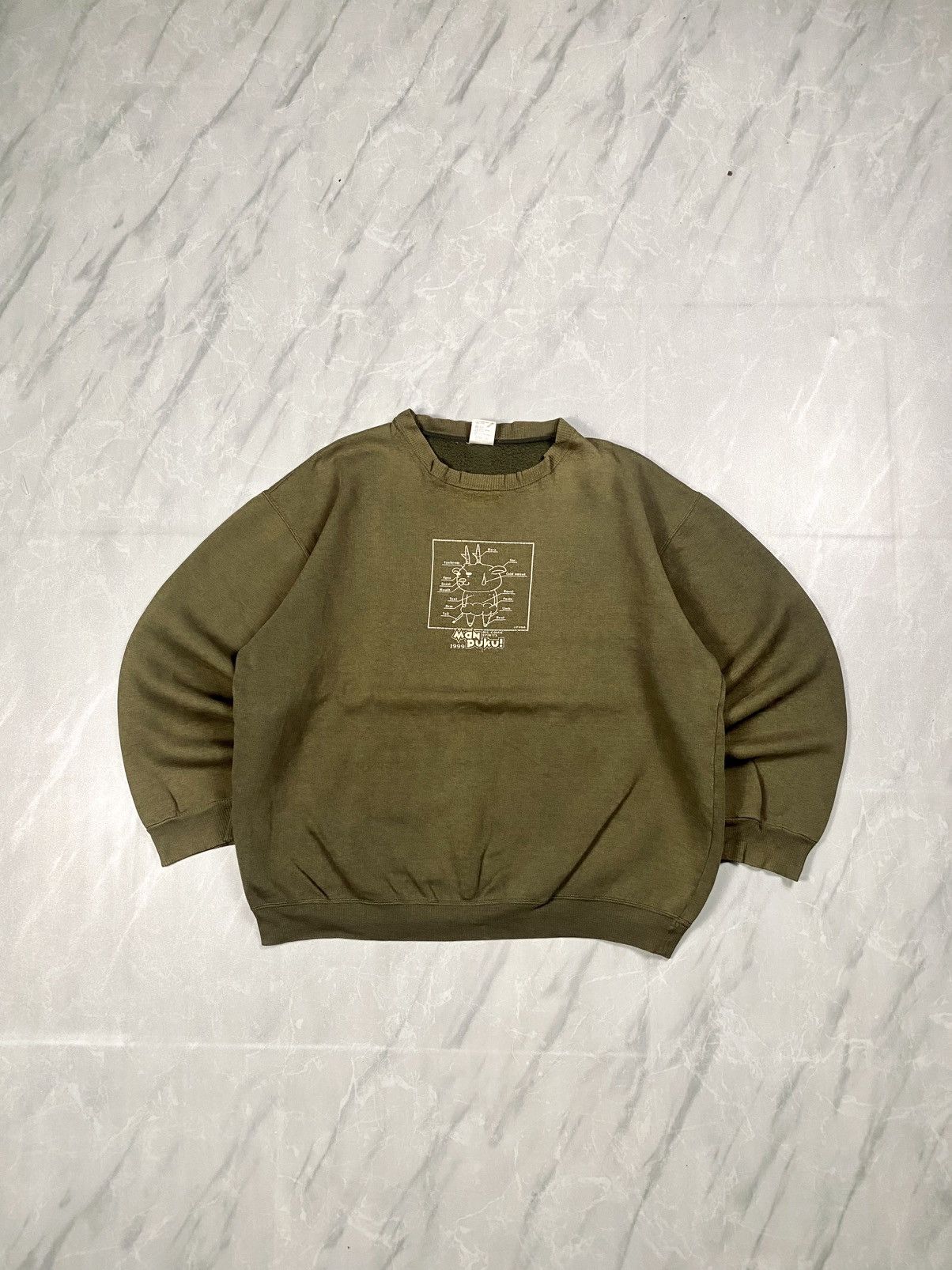 Grail 1999 Hoshi No Kirby Manpuku Comic Boxy Crewneck