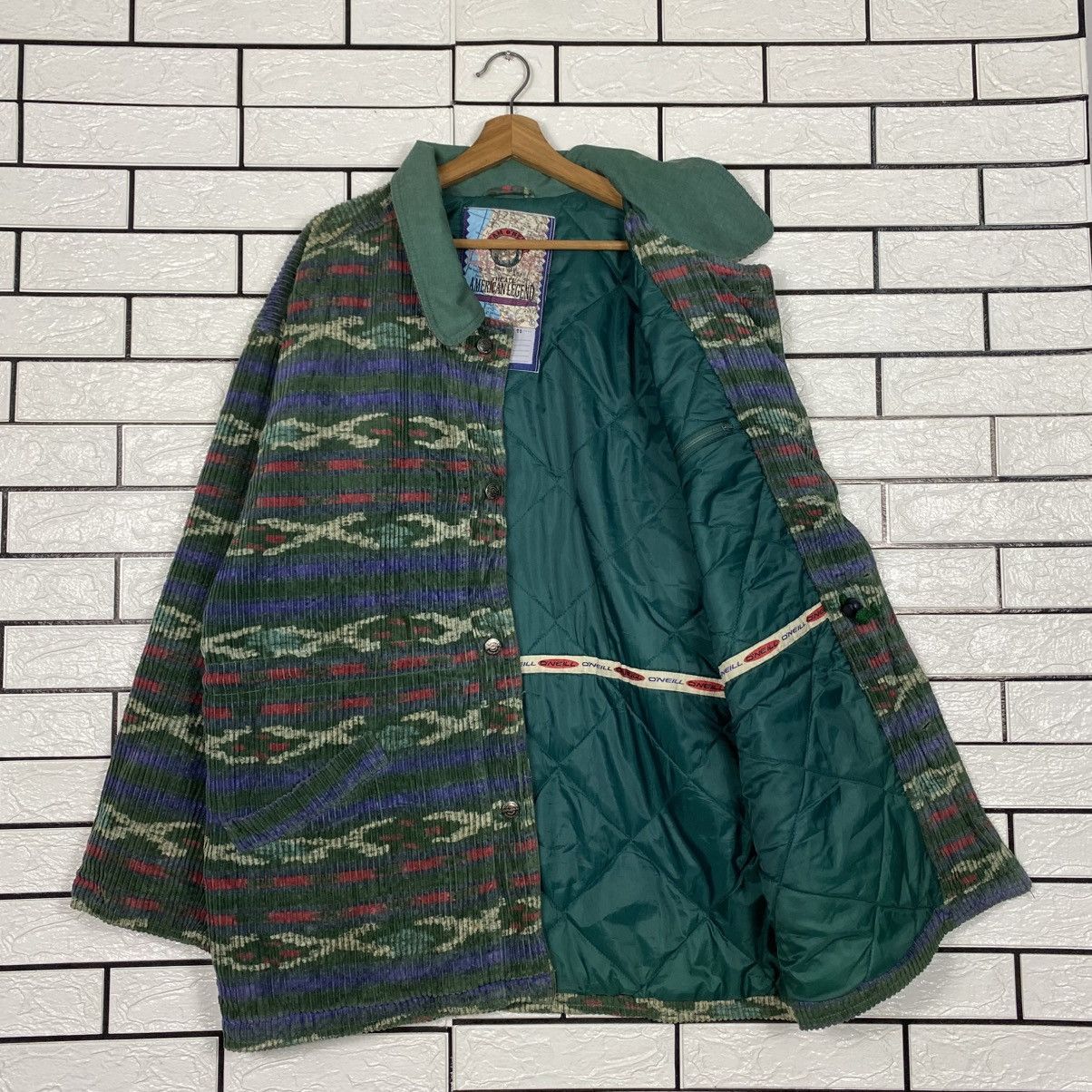O'Neill 📌Vintage Corduroy Jacket Navajo Aztec O'neill All American Size US L / EU 52-54 / 3 - 12 Thumbnail