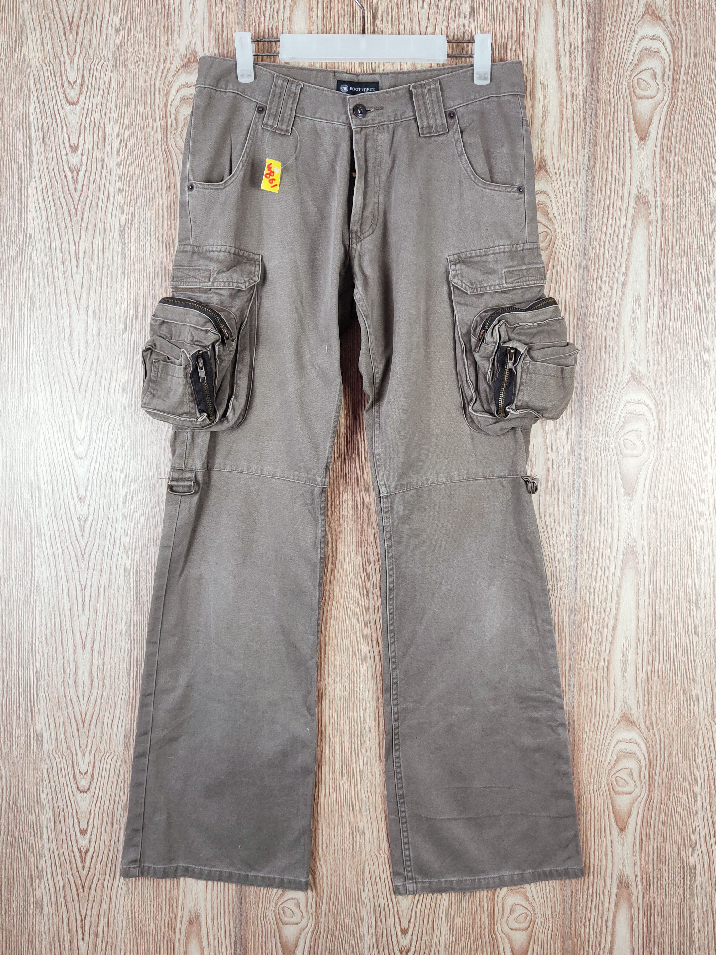 Japanese Brand DL Root Three Brown seditionaries Tactical Cargo Pants #W861 Size US 31 - 1 Thumbnail