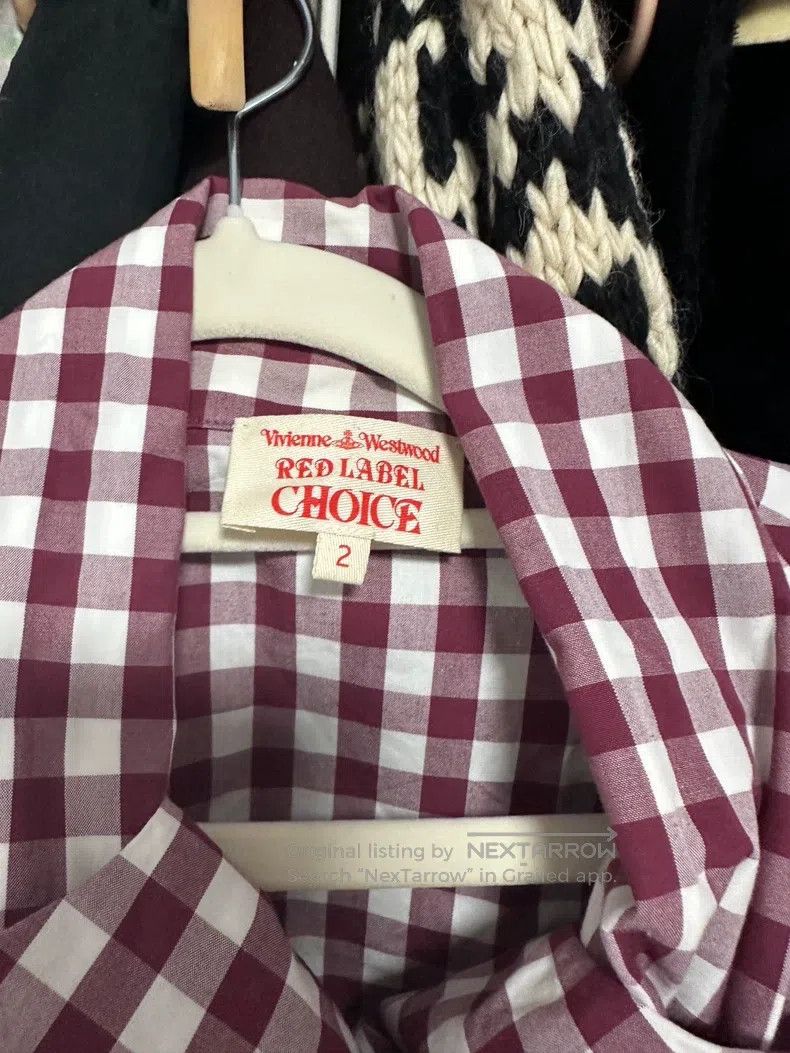 Vivienne Westwood Vivienne Westwood Red Plaid Big Bow Shirt Size M / US 6-8 / IT 42-44 - 2 Thumbnail