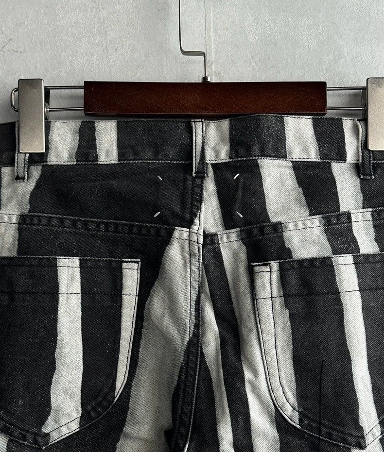 Maison Margiela Maison Margiela 10aw zebra-patterned jeans 2501-Nextarrow Size US 28 / EU 44 - 5 Thumbnail