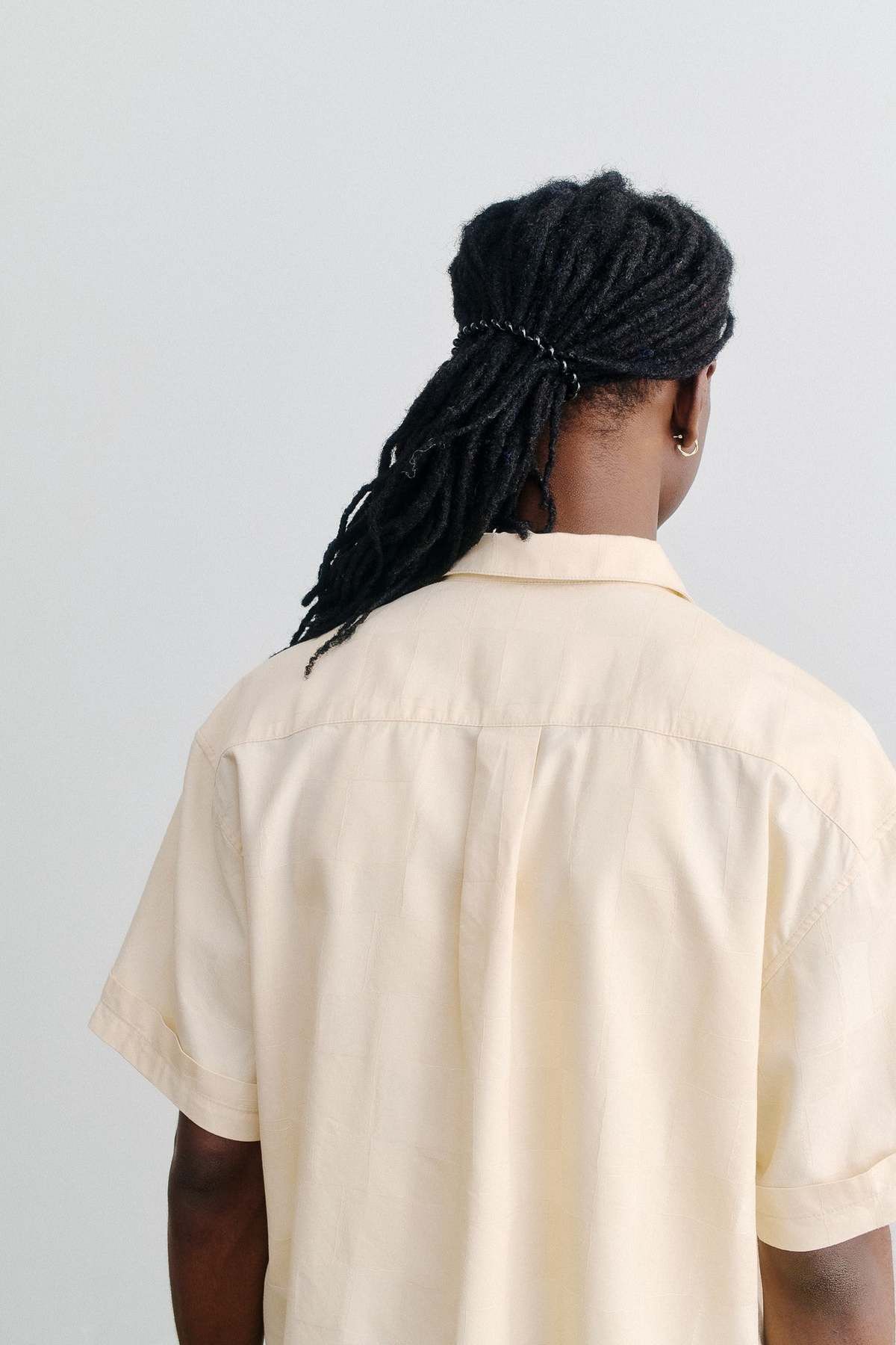 A Kind Of Guise 💚 SS24 A Kind Of Guise Elio Shirt Cubed Ivory Medium NEW Size US M / EU 48-50 / 2 - 6 Thumbnail