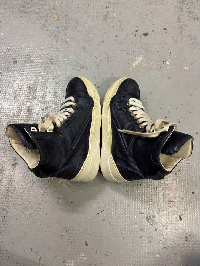Givenchy Givenchy Tyson Navy Leather High Sneakers Size US 8.5 / EU 41-42 - 6 Thumbnail