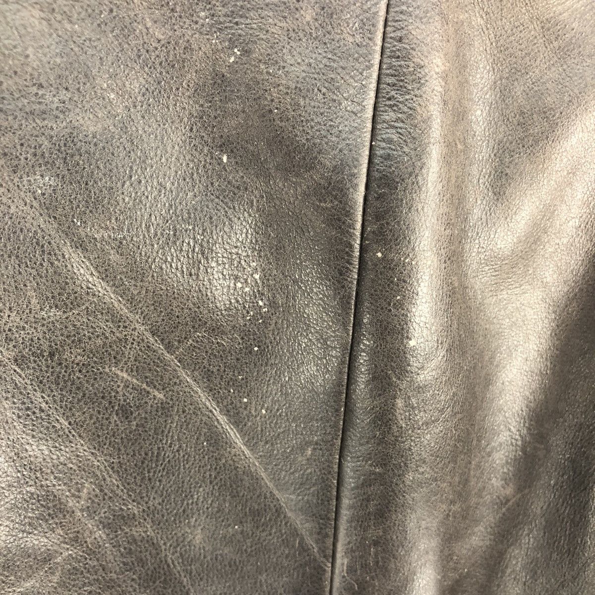 Japanese Brand 🇯🇵 Y. Fukuyama Asymmetrical Cowhide Leather Jacket Size S / US 4 / IT 40 - 10 Thumbnail