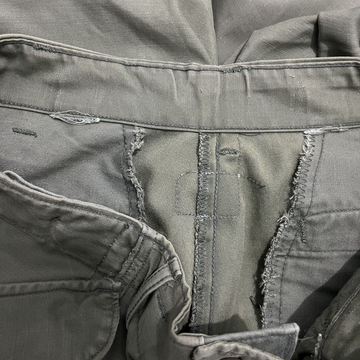 Vintage 70s M65 True Vintage Military War Cargo Pant Amikaji Style Size US 31 - 19 Thumbnail