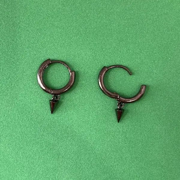 Other Tiny Geometric Triangle Cone Dangle Drop Earrings for Men Size ONE SIZE - 2 Thumbnail