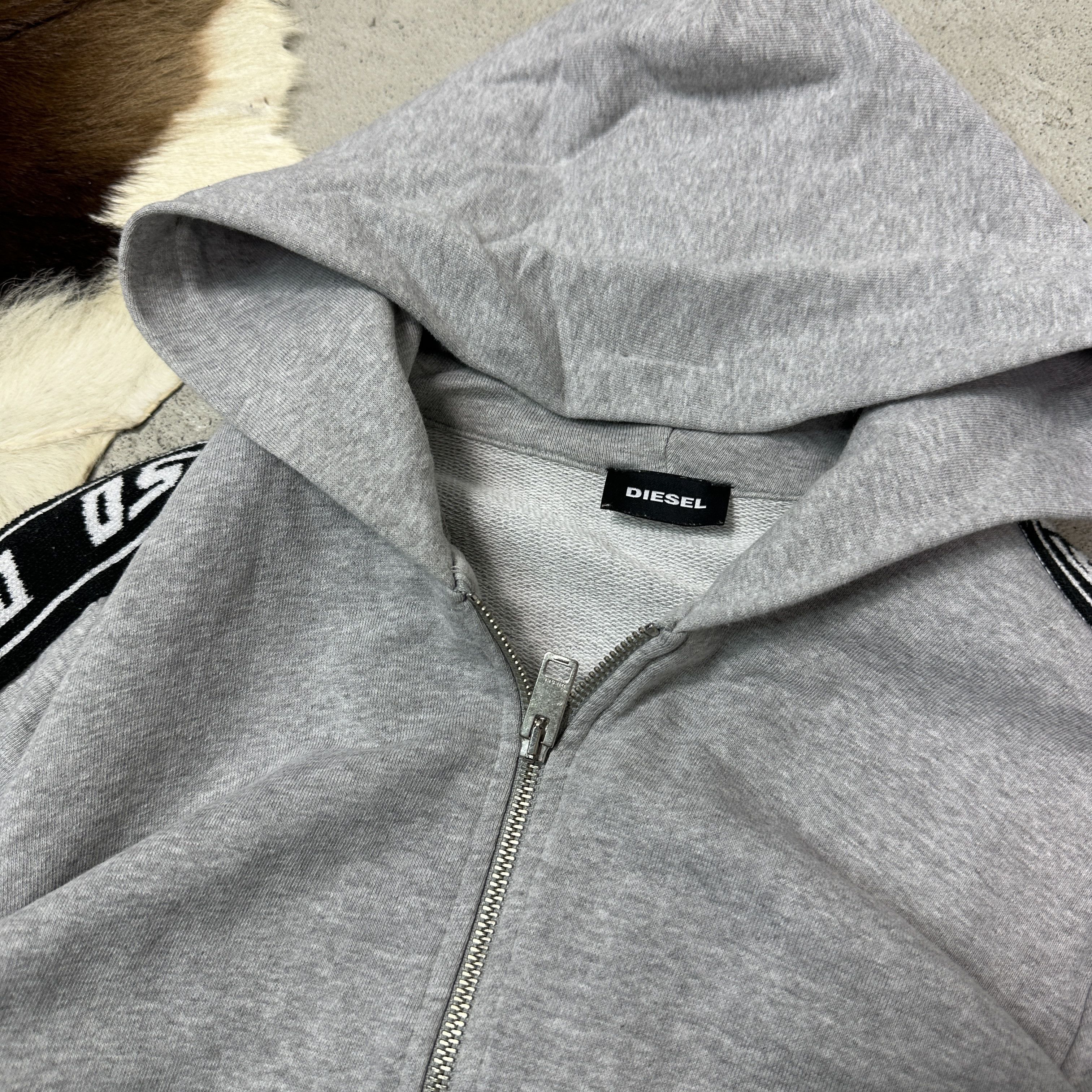 Diesel Vintage Streetwear Sporty Diesel Lampas Zip Hoodie Y2K Size US XS / EU 42 / 0 - 3 Thumbnail