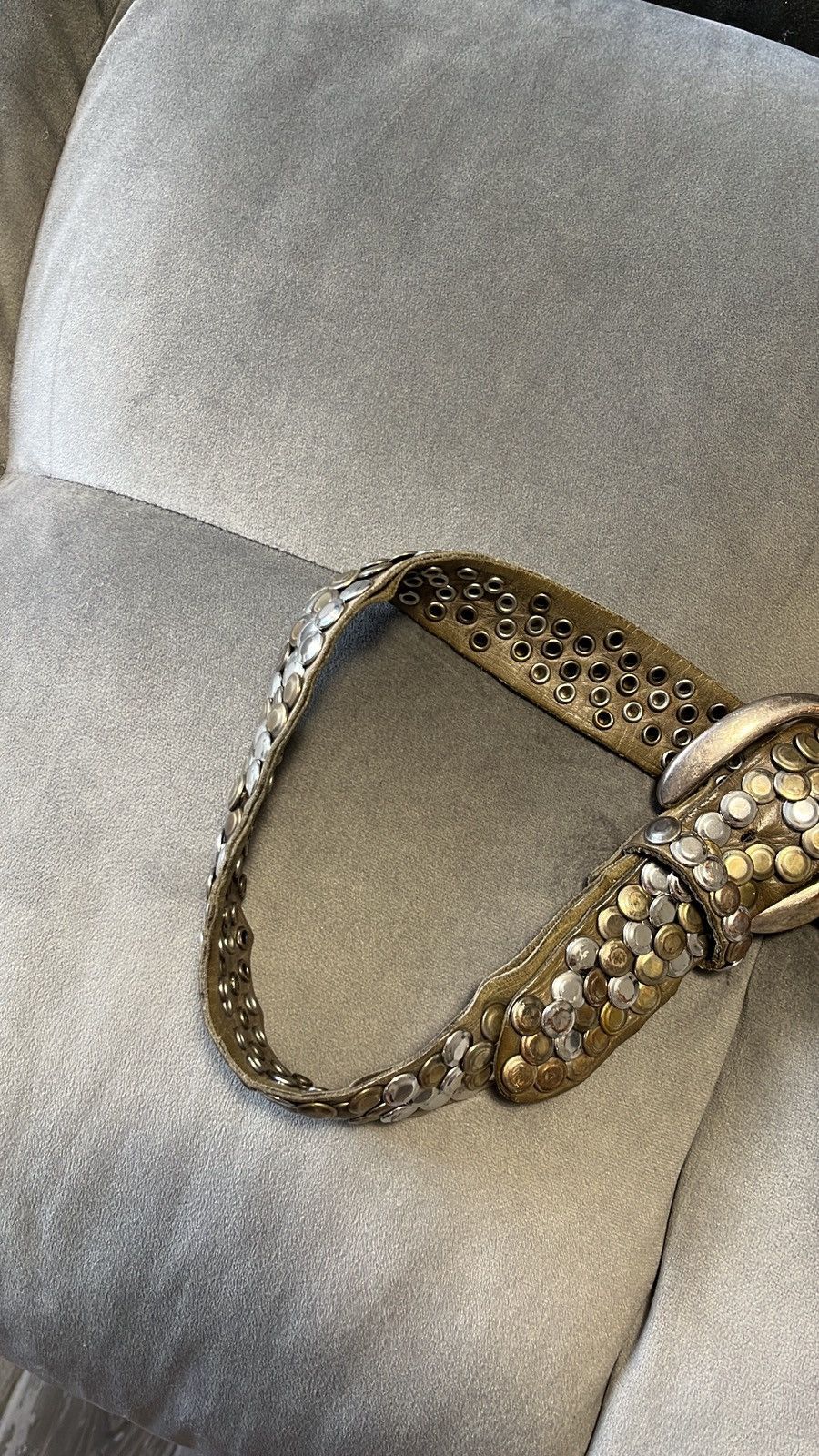 Japanese Brand × Vintage Vintage Rhinestones Distressed bb simon style belst Size ONE SIZE - 3 Thumbnail