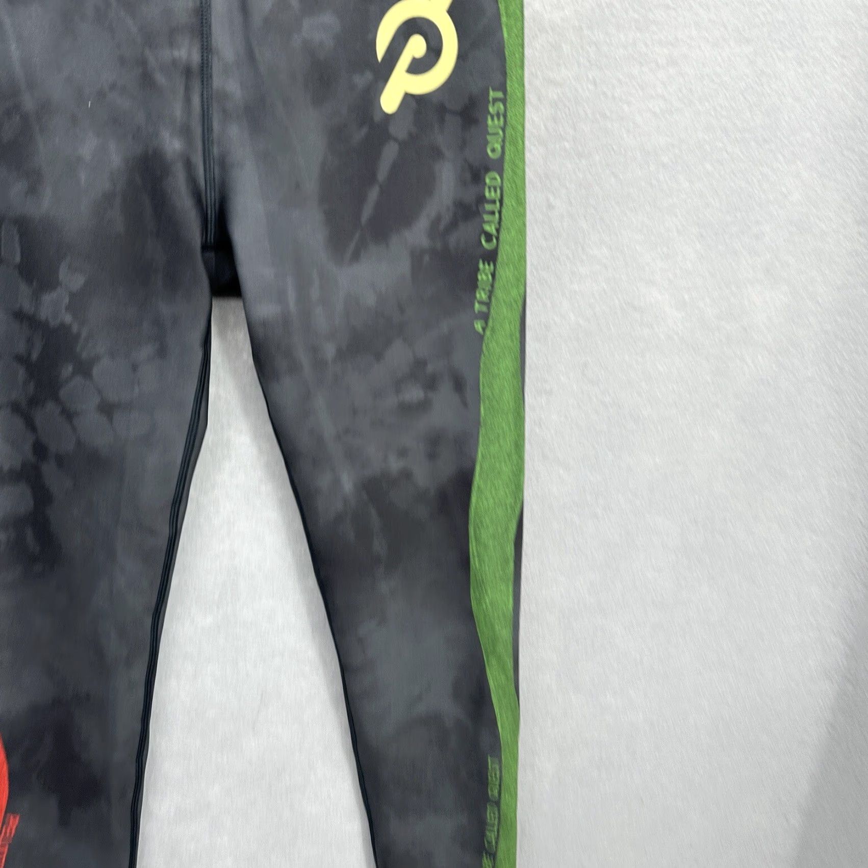 Quest A Tribe Called Quest Leggings Womens S Black Skinny Pull On High Waist Compression Activewear Sports Size 28" / US 6 / IT 42 - 5 Thumbnail