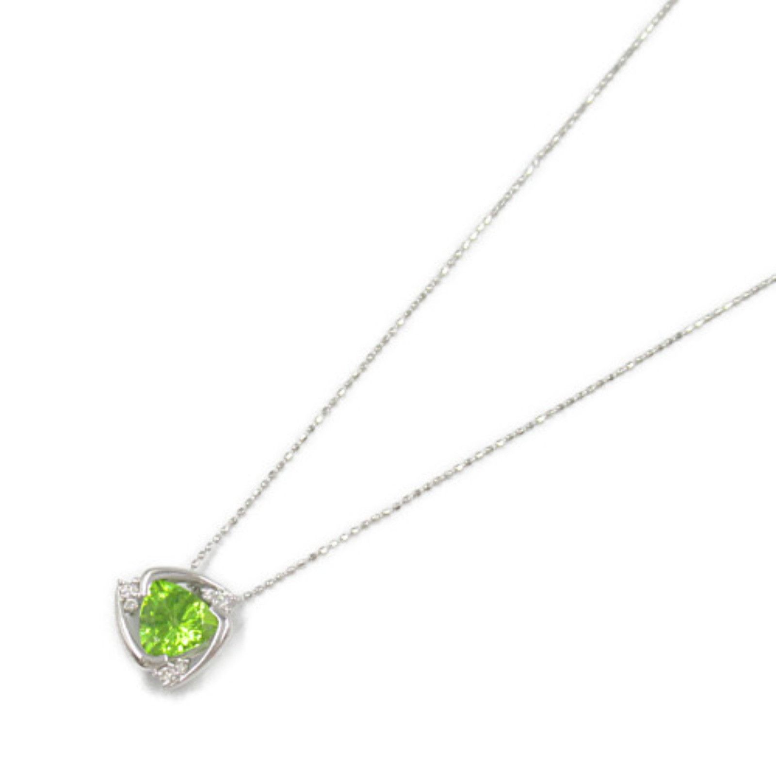 Other Other 18K Peridot Necklace Metal Necklace in Great Condition Size ONE SIZE - 1 Thumbnail