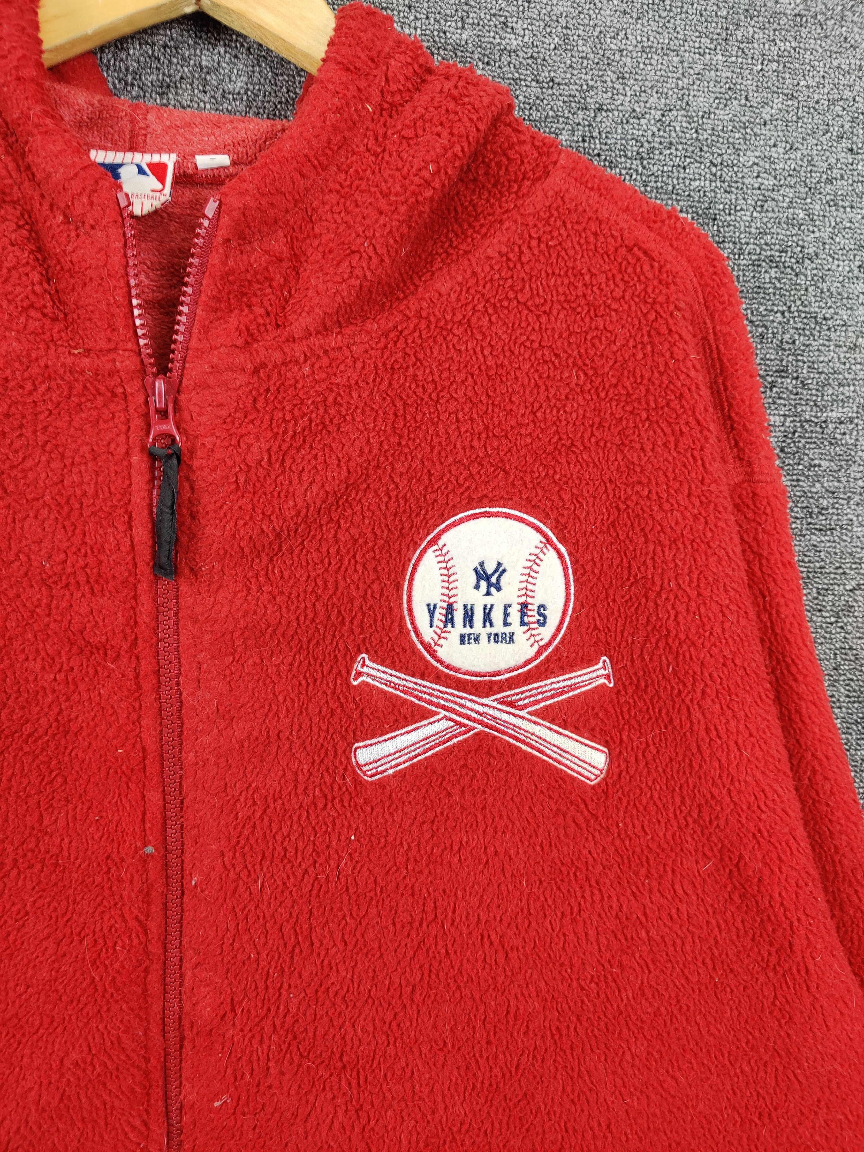 MLB Vintage MLB New York Yankees Fleece Zipper Jacket Size US XL / EU 56 / 4 - 7 Thumbnail