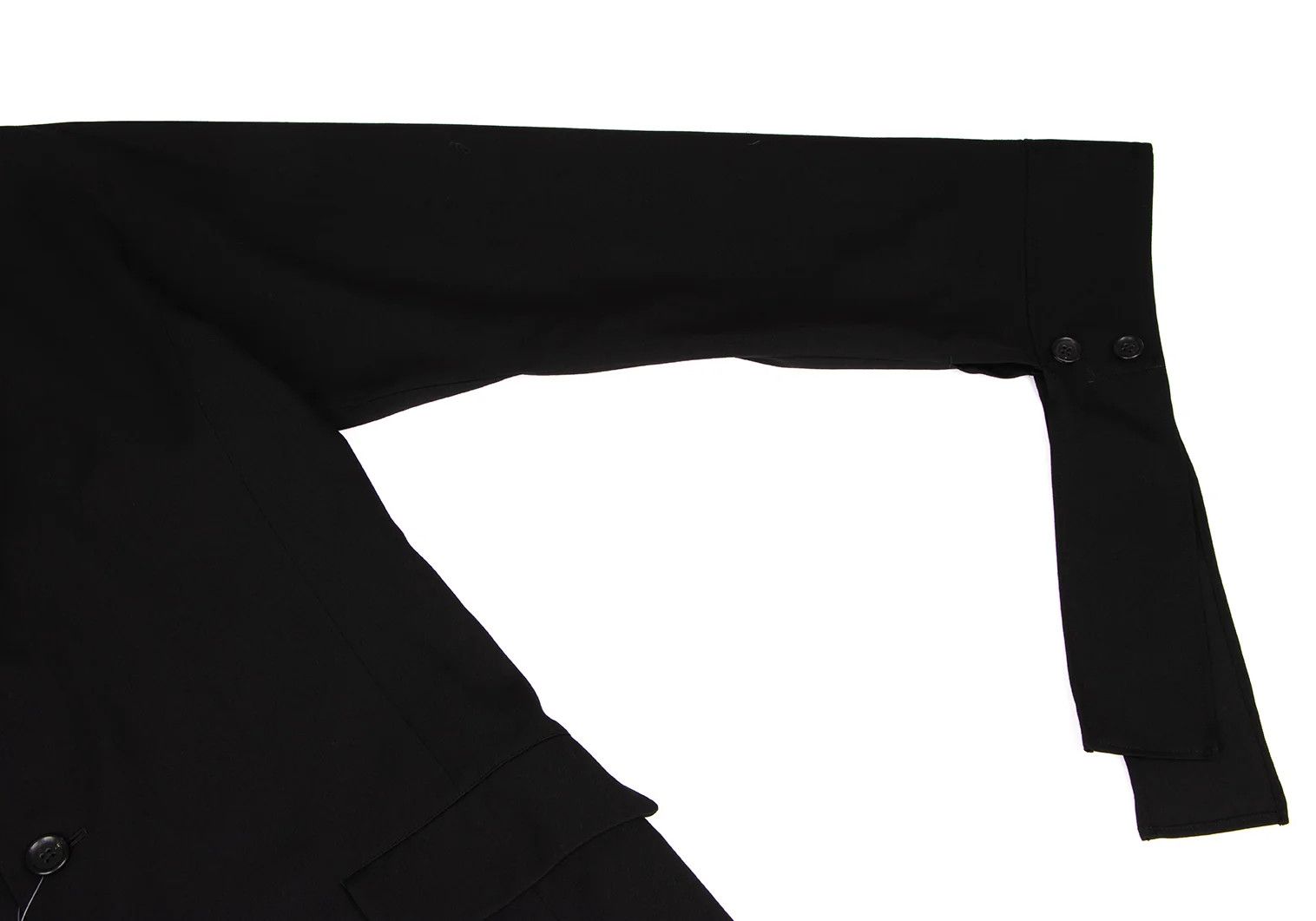 Yohji Yamamoto Yohji Yamamoto Wool Gabardine Long Jacket Size US XL / EU 56 / 4 - 5 Thumbnail