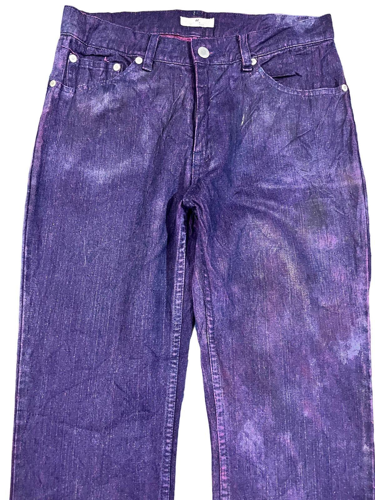 14th Addiction × MAJESTIC FILATURES × Majestic Vintage Majestic Legion Flare Denim Size US 29 - 2 Thumbnail
