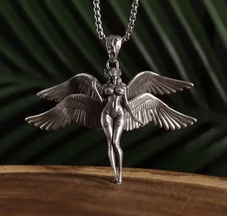 Jewelry Four Winged Angel Necklaces Size ONE SIZE - 6 Thumbnail