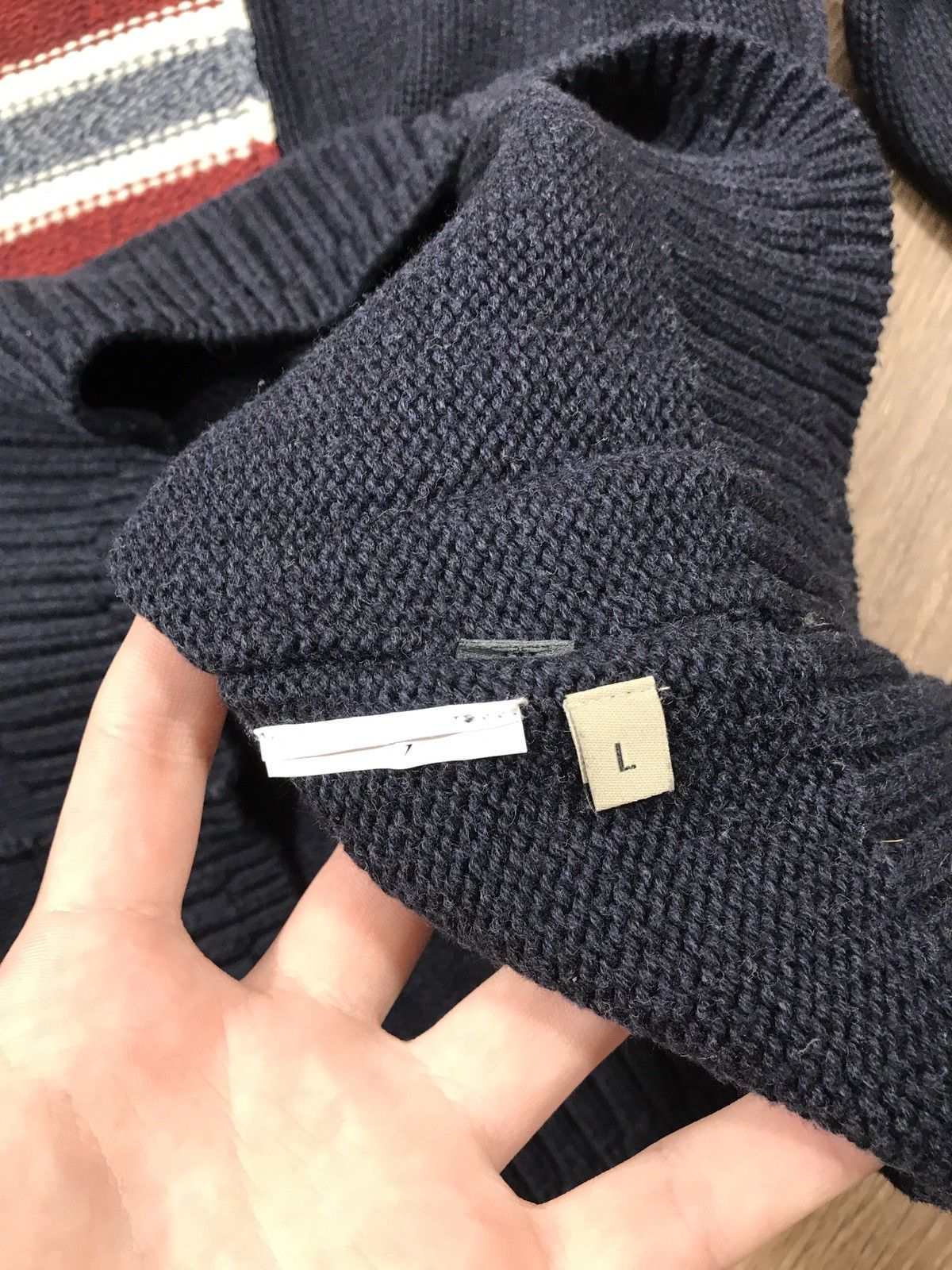 Napapijri Vintage Napapijri Knit Sweater Flag Big Logo Size US L / EU 52-54 / 3 - 7 Thumbnail