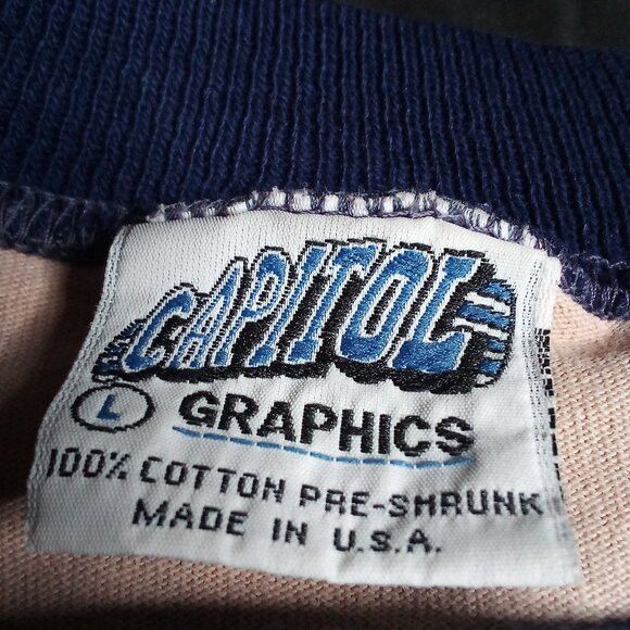 Other Vintage 90s Georgetown Hoyas Reverse Dye T-Shirt Size US L / EU 52-54 / 3 - 5 Thumbnail