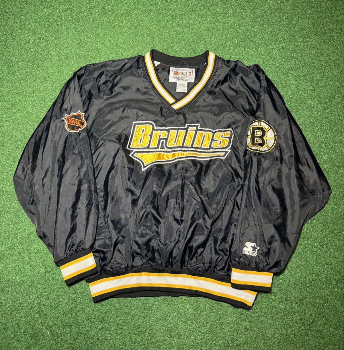 Starter Vintage 90s Boston Bruins Starter NHL Center Ice XL Jacket Size US XL / EU 56 / 4 - 1 Thumbnail
