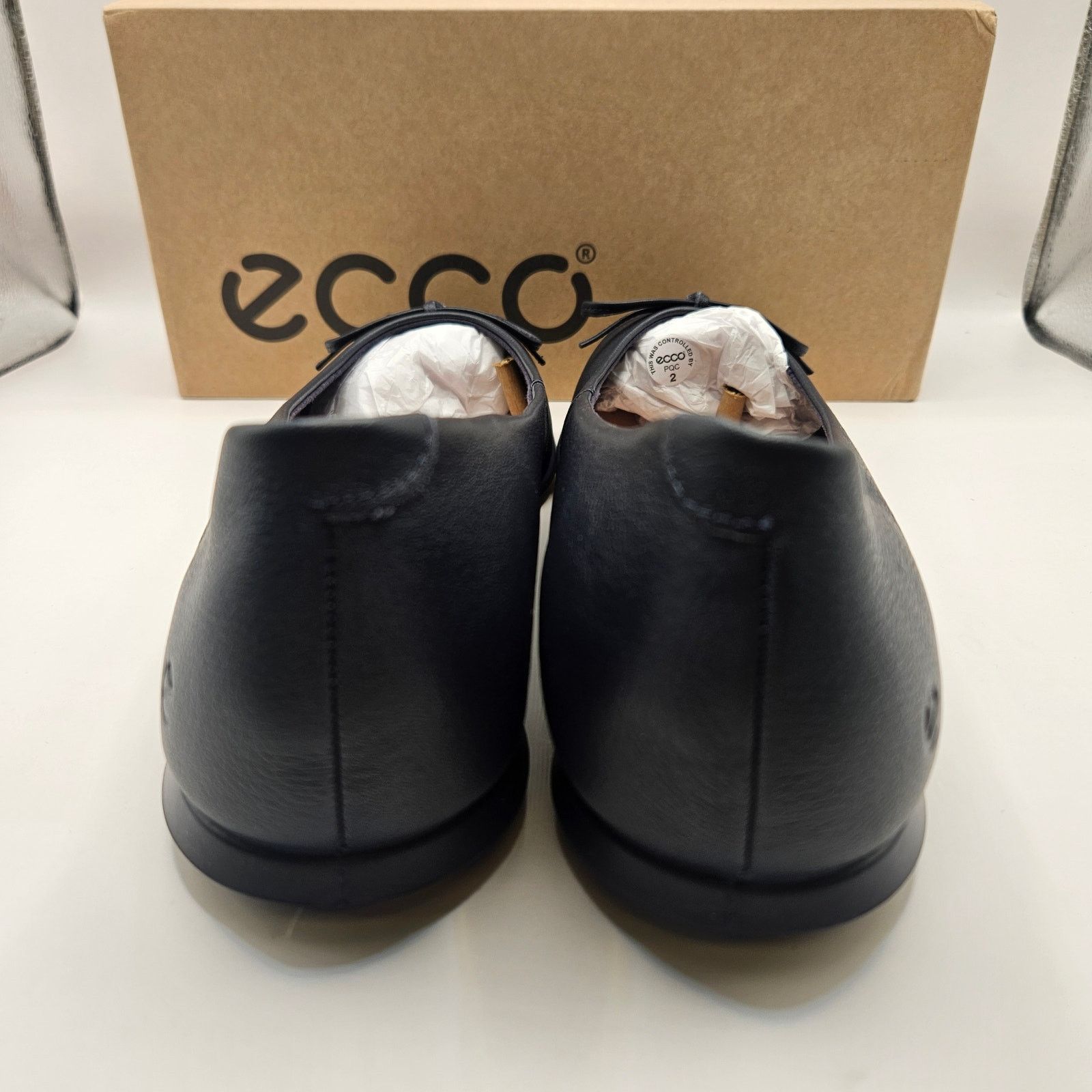 Ecco ECCO WOMEN'S 42 BALLERINA TOUCH 2.0 MARINE BLUE NIB LEATHER Size US 11.5 / IT 41.5 - 3 Thumbnail