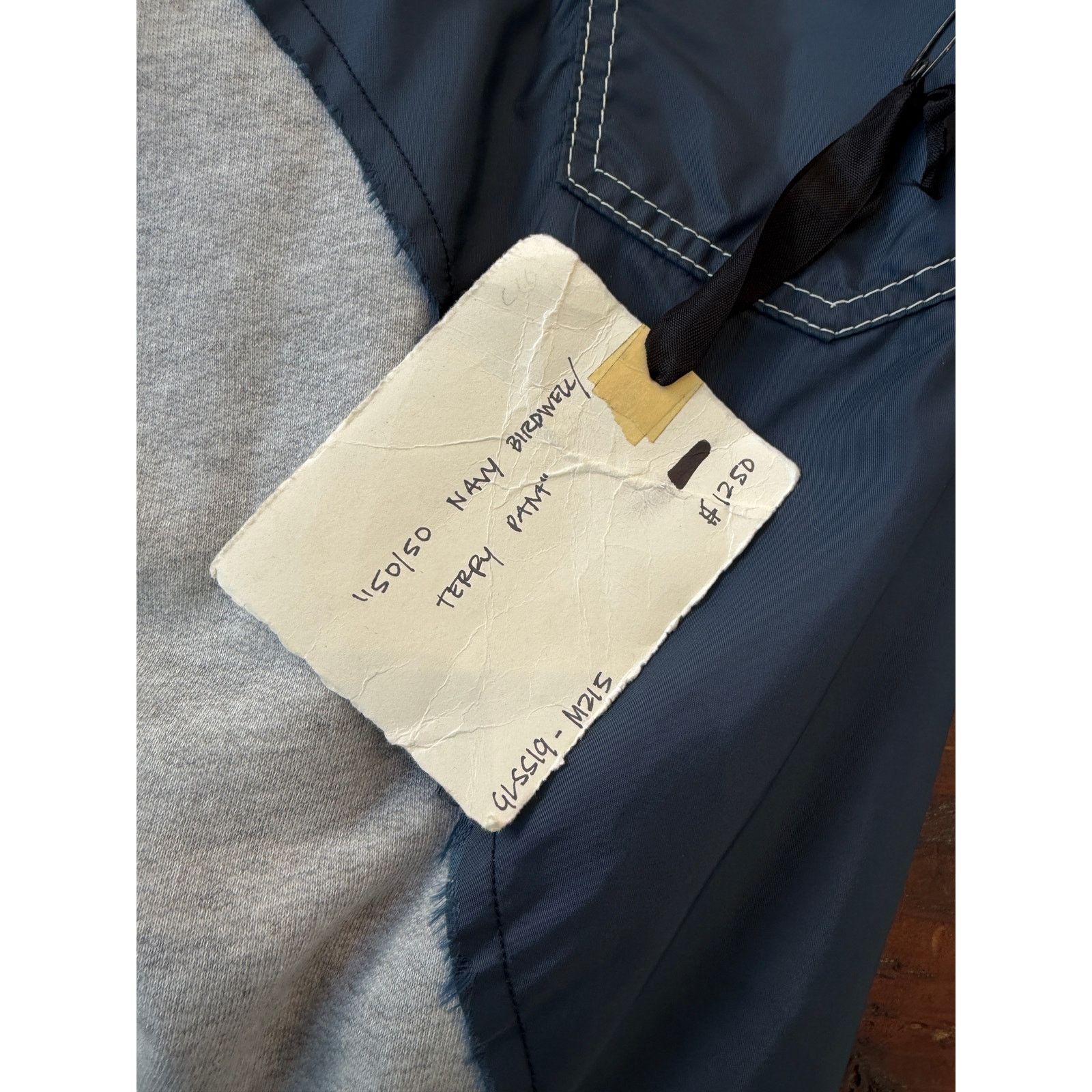Greg Lauren Greg Lauren SAMPLE 50/50 Navy Birdwell/Terry Pant Size US 34 / EU 50 - 4 Thumbnail