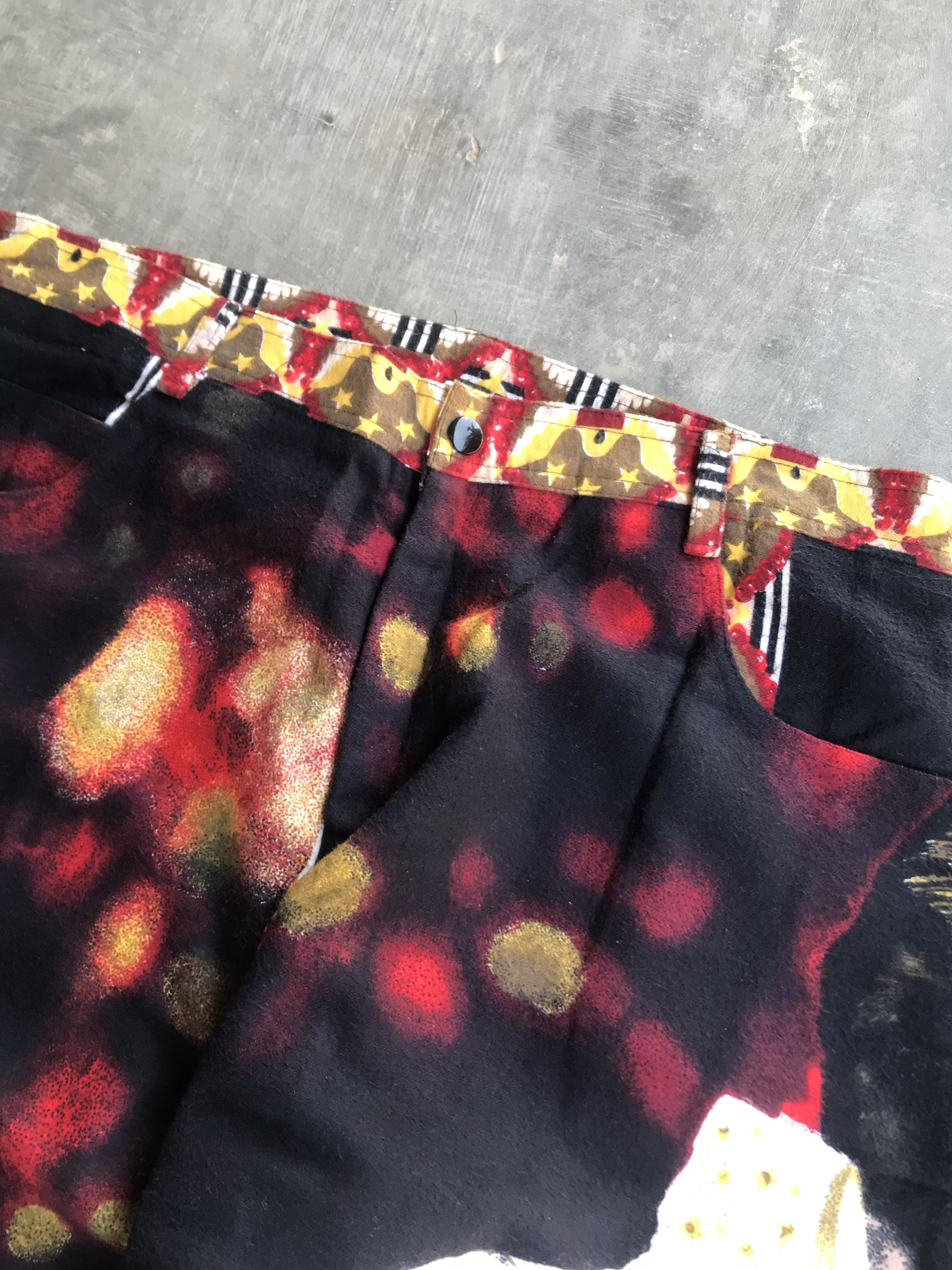 Tripp NYC Tripp NYC Elvis Presley Full Print Pants Size US 33 - 8 Thumbnail