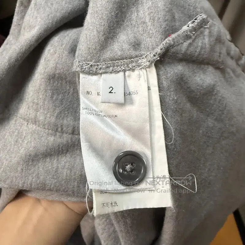 Thom Browne Thom Browne Gray Cotton T-Shirt for Women . Size S / US 4 / IT 40 - 4 Thumbnail