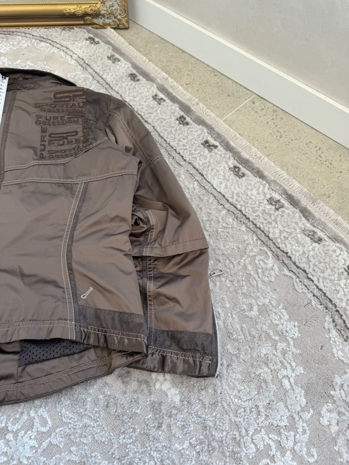 Japanese Brand Vintage Y2K Diesel Style Multi Zip Nylon Bomber Jacket Size S / US 4 / IT 40 - 11 Thumbnail