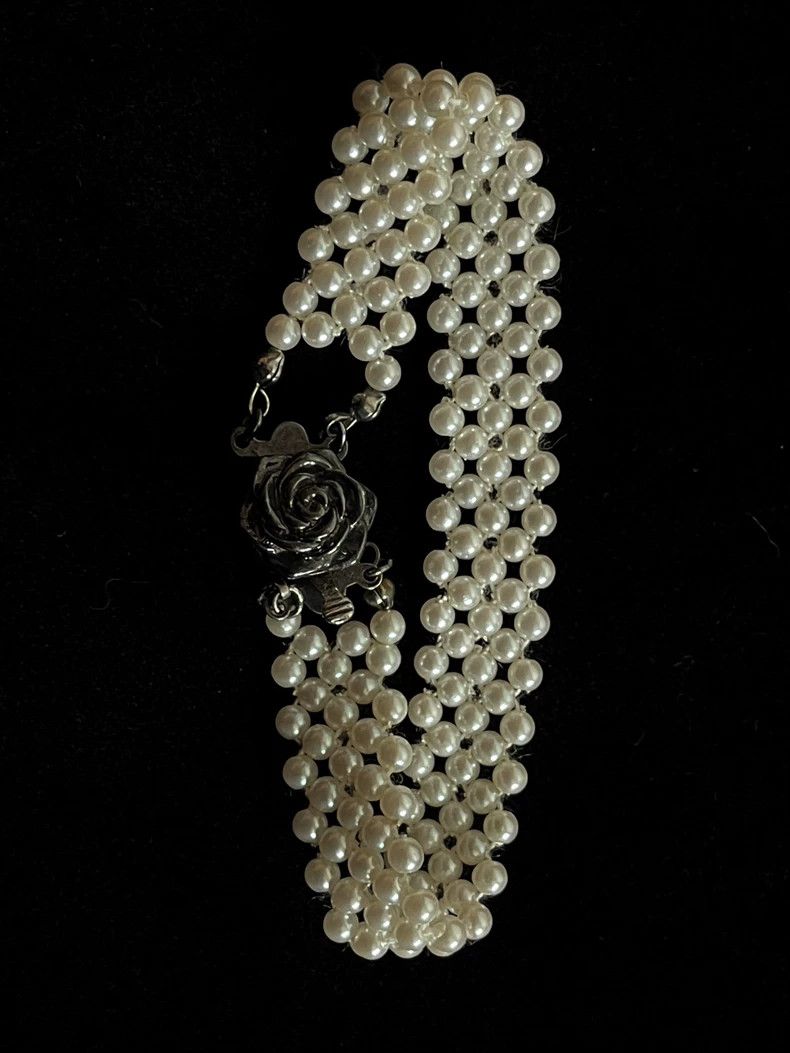 Kenzo KENZO Pearl rose necklace bracelet set Size ONE SIZE - 6 Thumbnail
