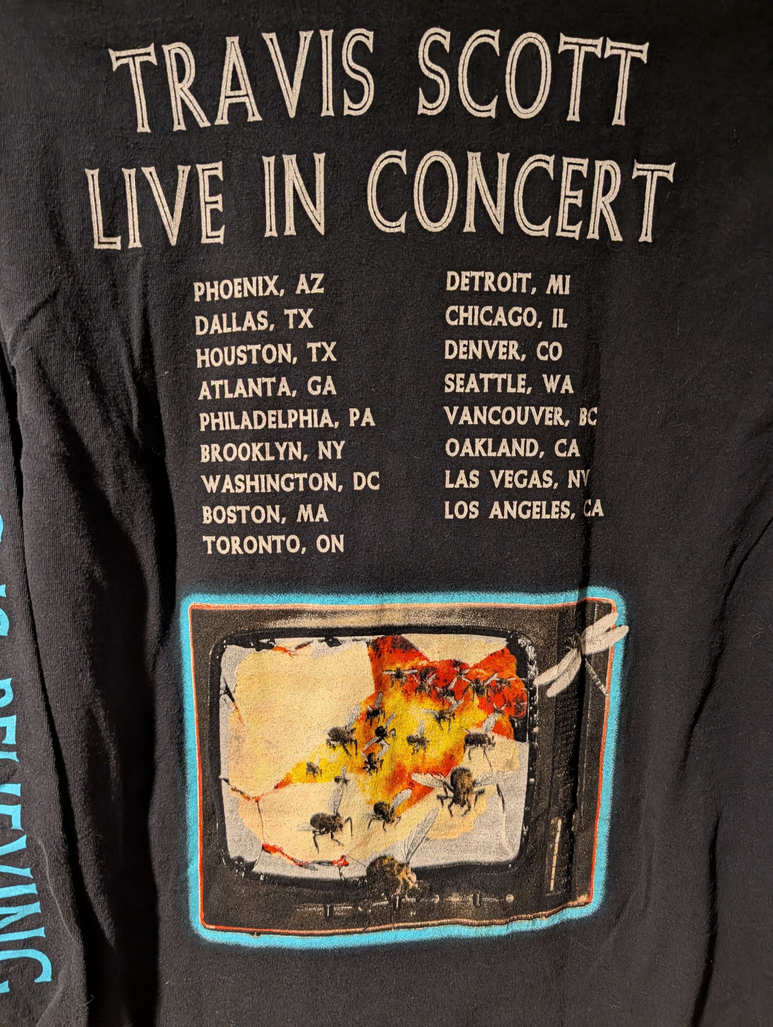 Travis Scott Travis Scott Astroworld Long Sleeve Tee Seeing Is Believing Size US M / EU 48-50 / 2 - 2 Thumbnail