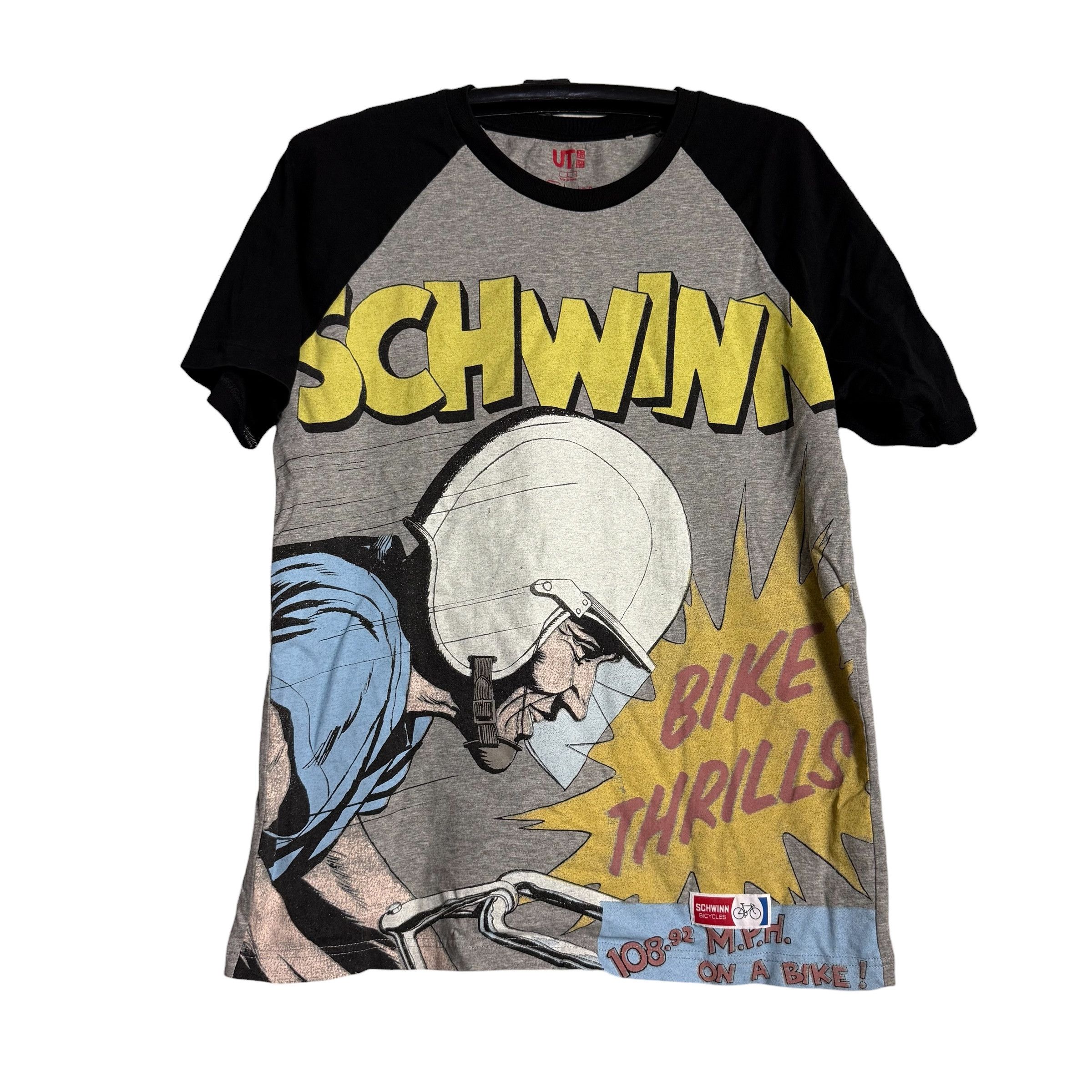 Uniqlo 🔥RARE🔥Uniqlo UT x Schwinn Bicycles All-Over Raglan T-shirt Size US L / EU 52-54 / 3 - 1 Thumbnail