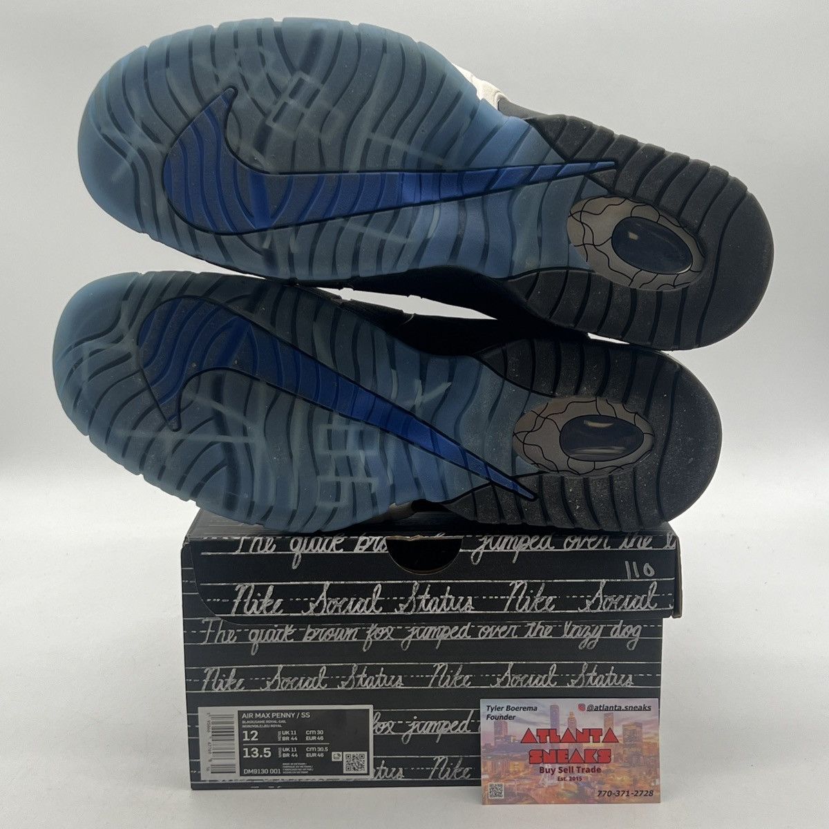 Nike Social status x air Penny 1 recess black Size US 12 / EU 45 - 8 Thumbnail