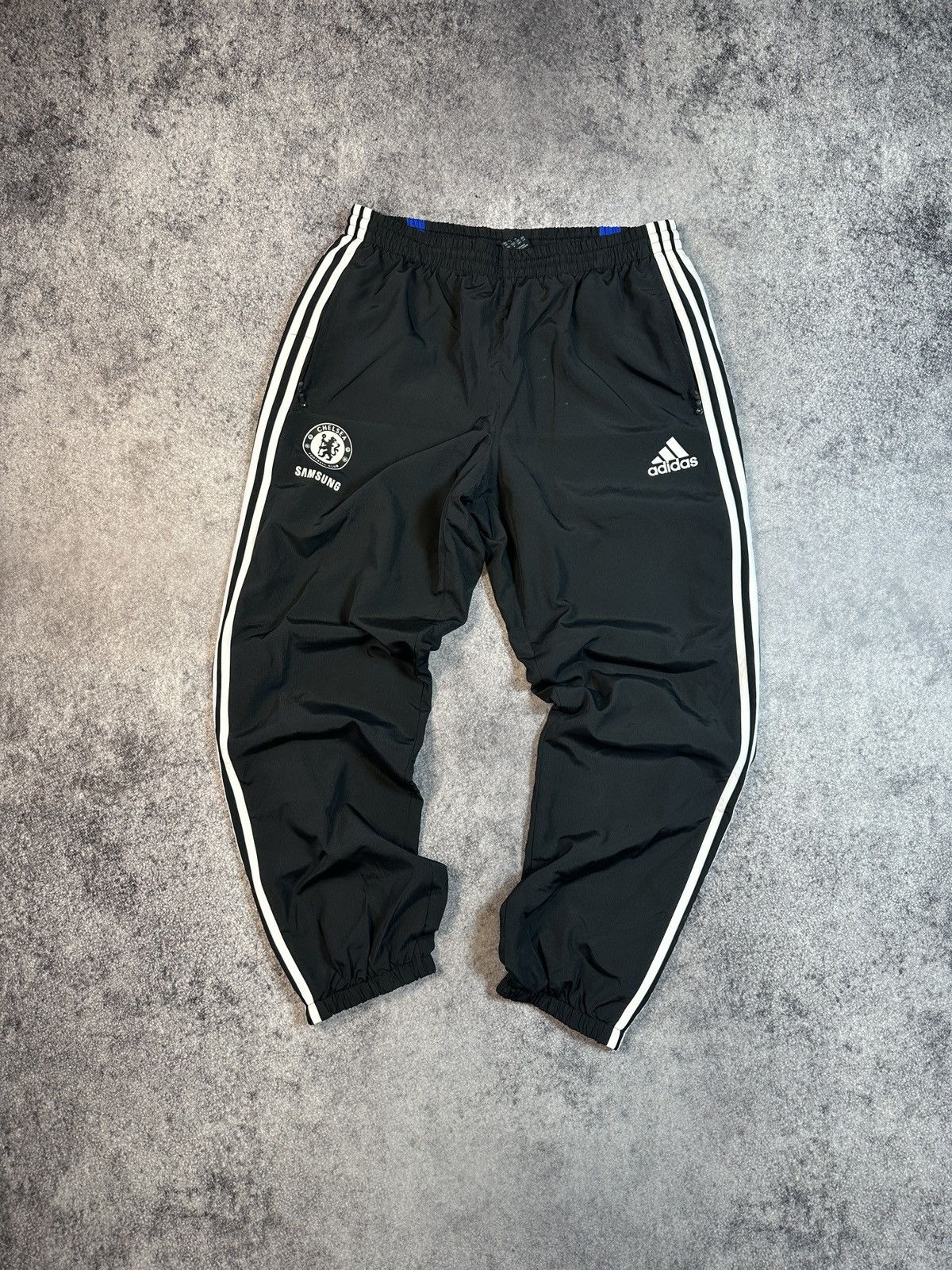 Vintage Adidas Chelsea Soccer Pants Blokecore L Rare Casual