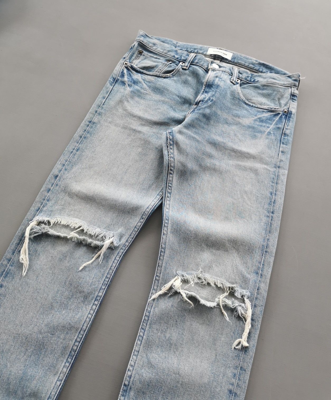 monkey time Monkey Time Japan Selvedge Rocker Distressed Jeans Size US 31 - 3 Thumbnail