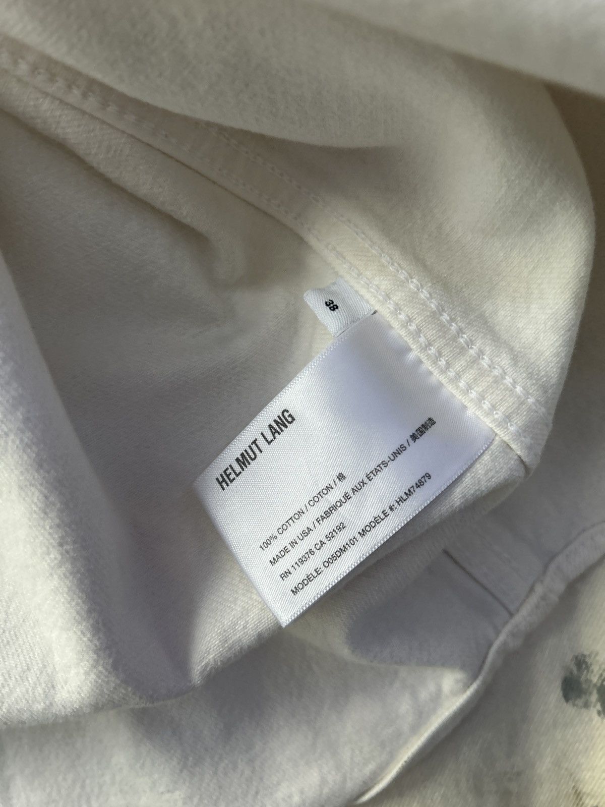 Helmut Lang Helmut Lang Ecru Denim Shirt Size US M / EU 48-50 / 2 - 5 Thumbnail