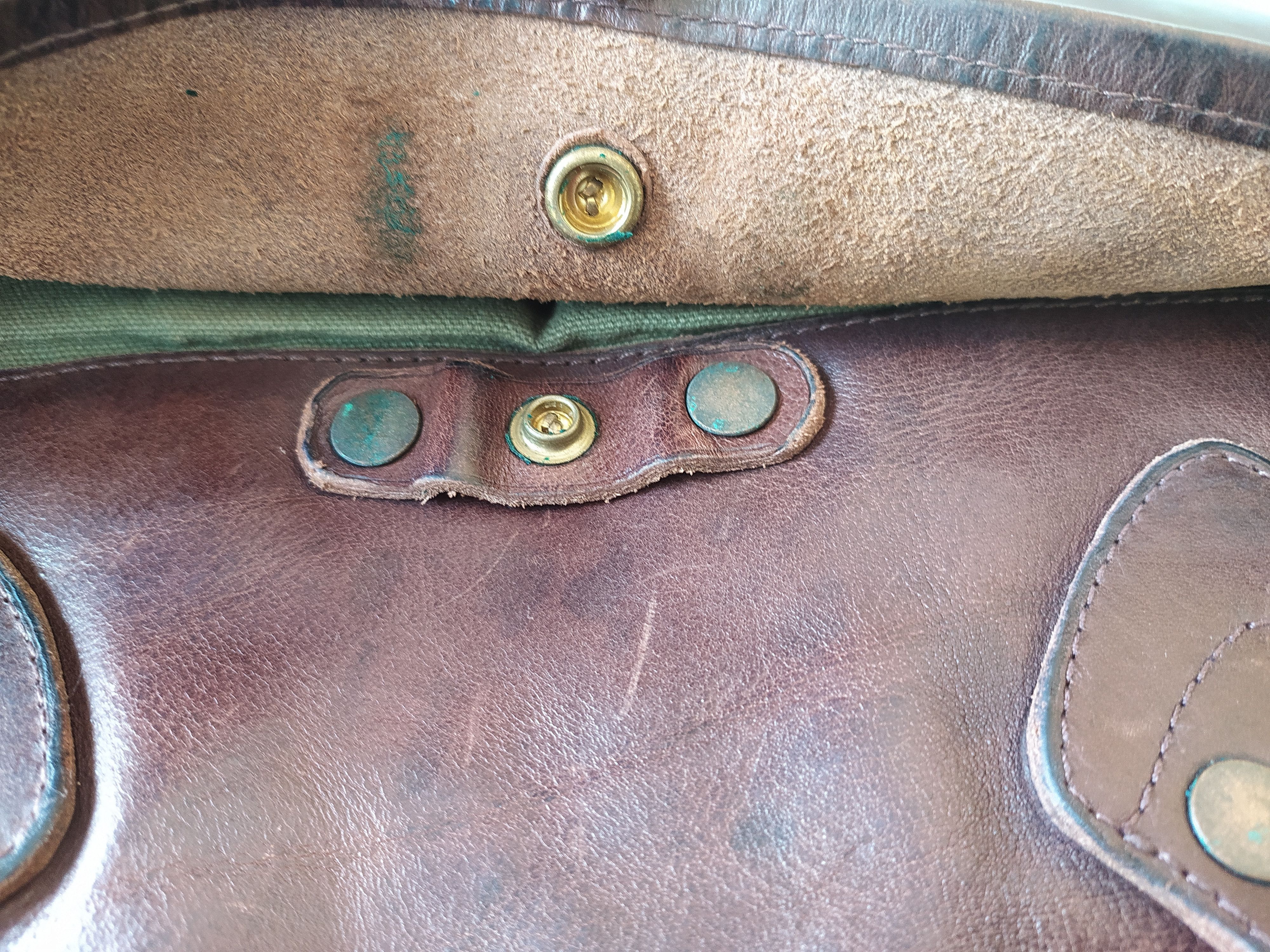 RRL Ralph Lauren RRL Men's Leather Briefcase Free Worldwide Shipping FTP/6006 Size ONE SIZE - 2 Thumbnail