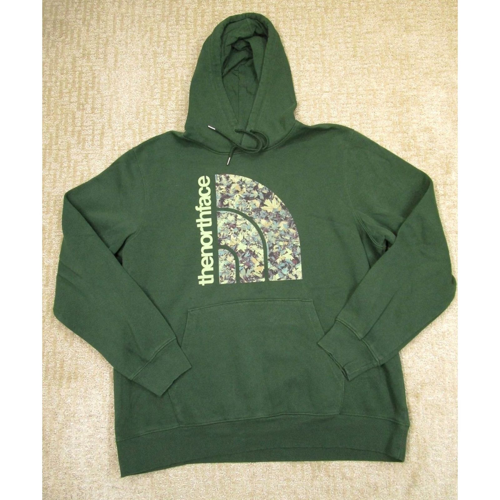 The North Face The North Face Hoodie Men XL Green Kangaroo Pocket Sweatshirt Pullover Outdoor Size US XL / EU 56 / 4 - 2 Thumbnail