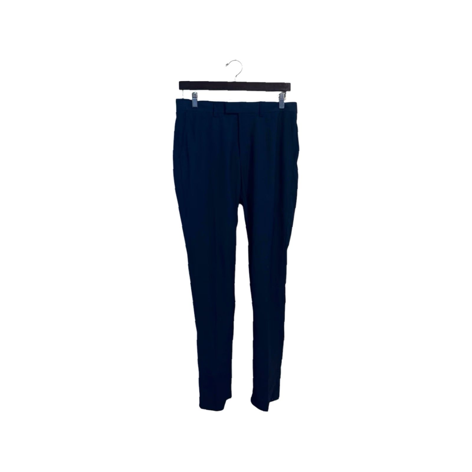 H&M H&M Dress Pants Skinny Men 32 Inseam 29 Dress Pants Navy Blue 2010s Mens Size US 32 / EU 48 - 2 Thumbnail