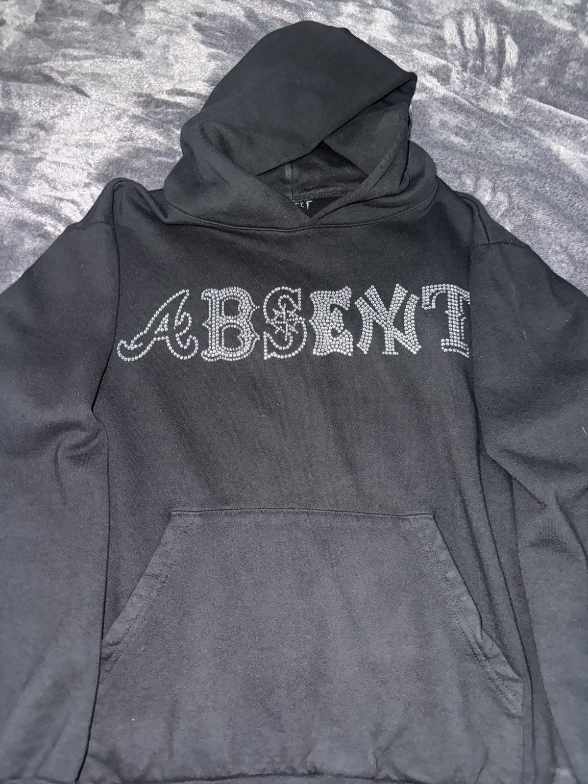 Absent OG absent parker black rhinestone hoodie Size US M / EU 48-50 / 2 - 1 Thumbnail