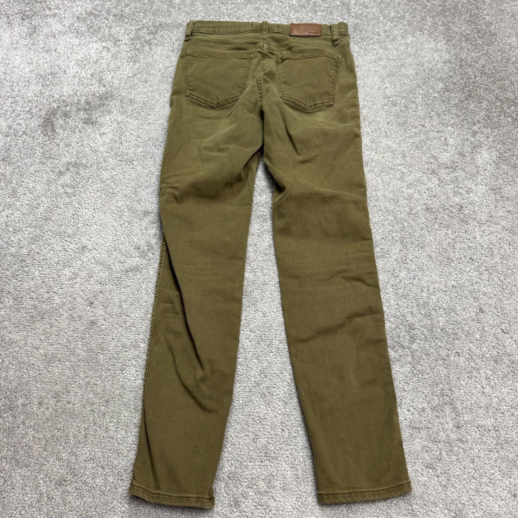 Madewell Madewell Jeans 10" High Rise Skinny Denim Womens 26 Olive Green Stretch Casual City Grunge Outdoor Size 26" / US 2 / IT 38 - 2 Thumbnail