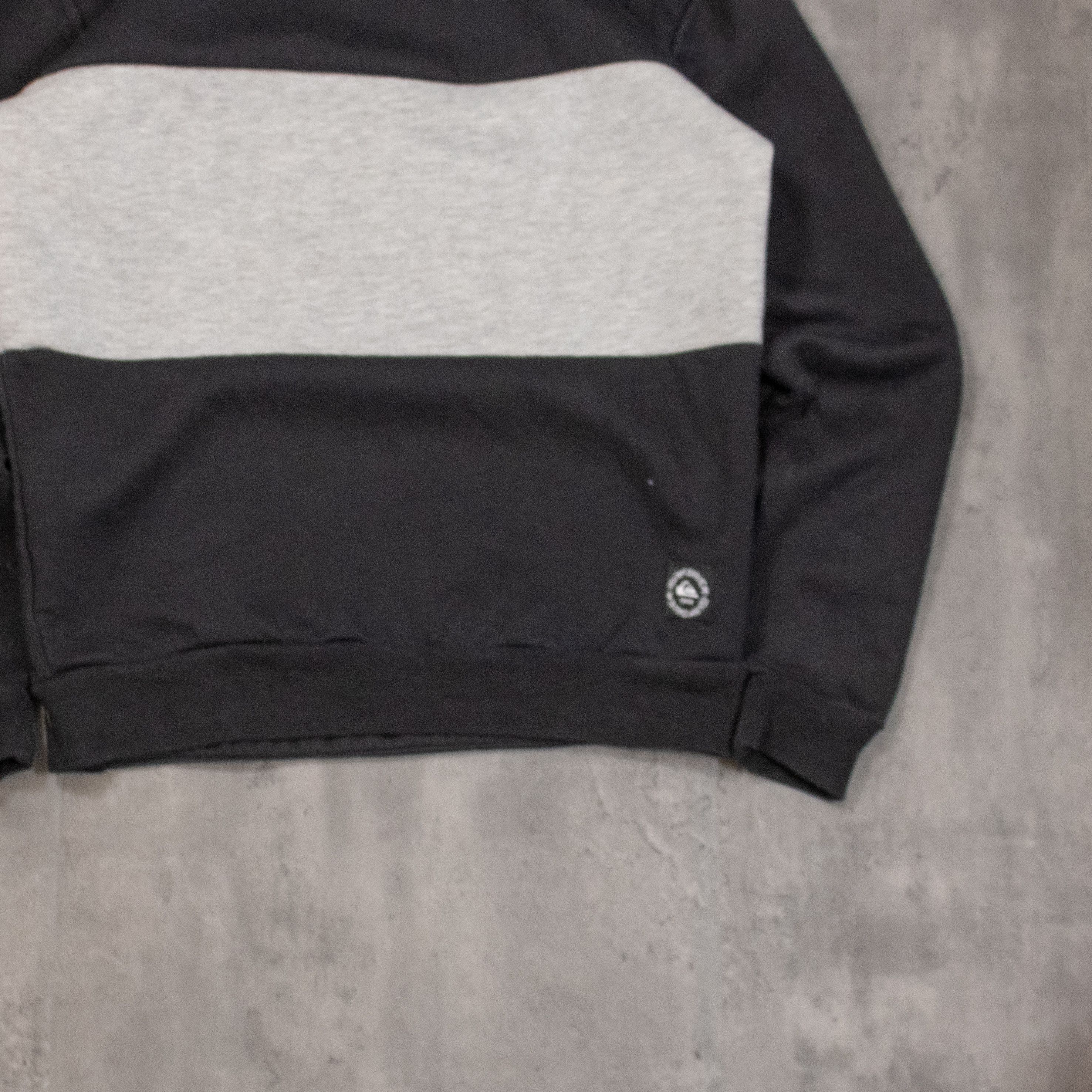 Quiksilver Y2K 2000's 00's Quicksilver Two Tone Boxy Grey Hoodie Size US M / EU 48-50 / 2 - 8 Thumbnail