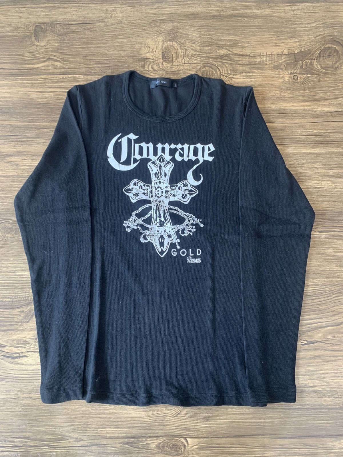 Japanese Brand 2000s japanese archive spiral news y2k tee Size US L / EU 52-54 / 3 - 2 Thumbnail