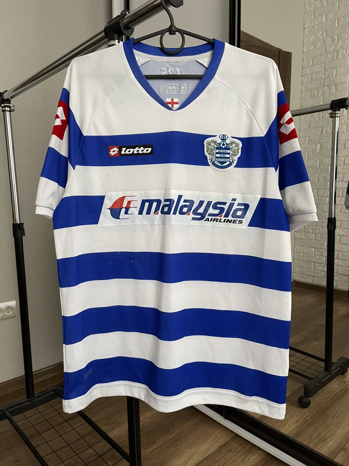 Lotto Sport 2011/2012 Queens Park Rangers Lotto Soccer Jersey T-Shirt Size US L / EU 52-54 / 3 - 1 Thumbnail