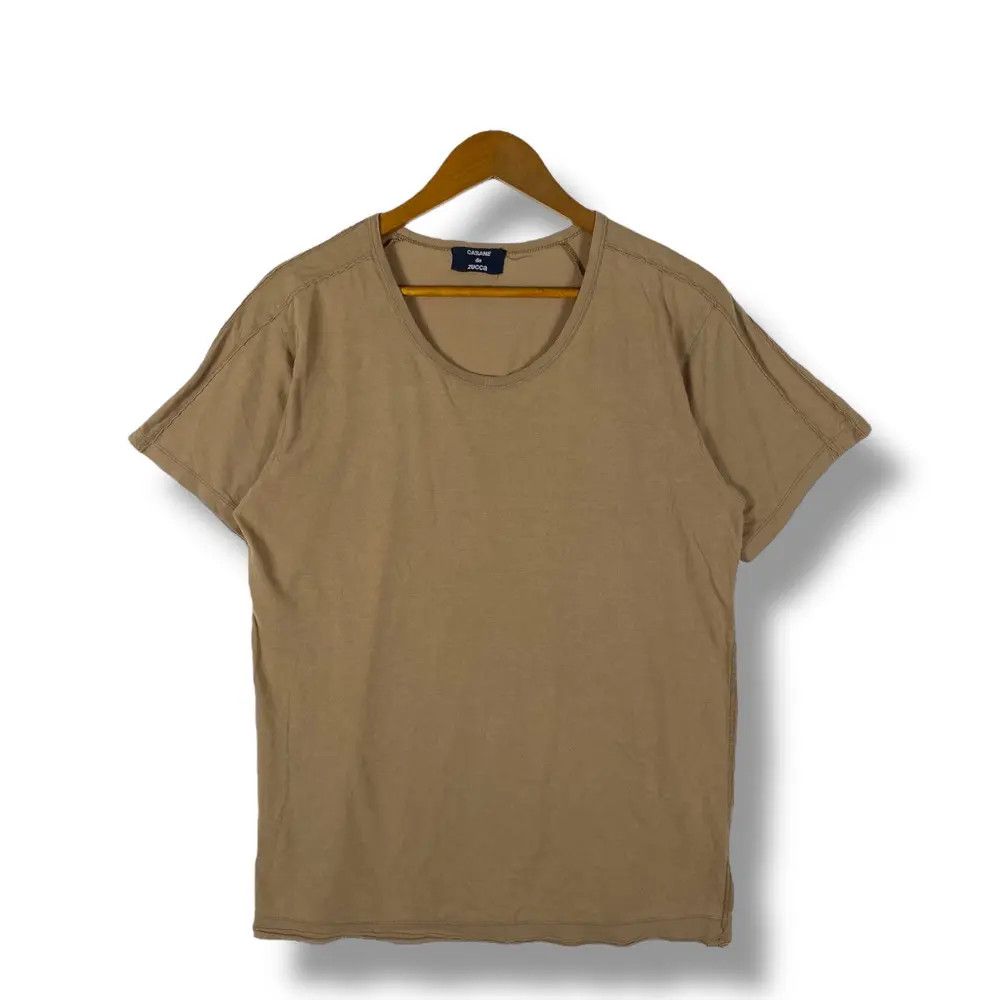 CABANE de ZUCCa CABANE DE ZUCCA Brown Basic Plain Tee Shirt Medium Size Size US M / EU 48-50 / 2 - 1 Thumbnail