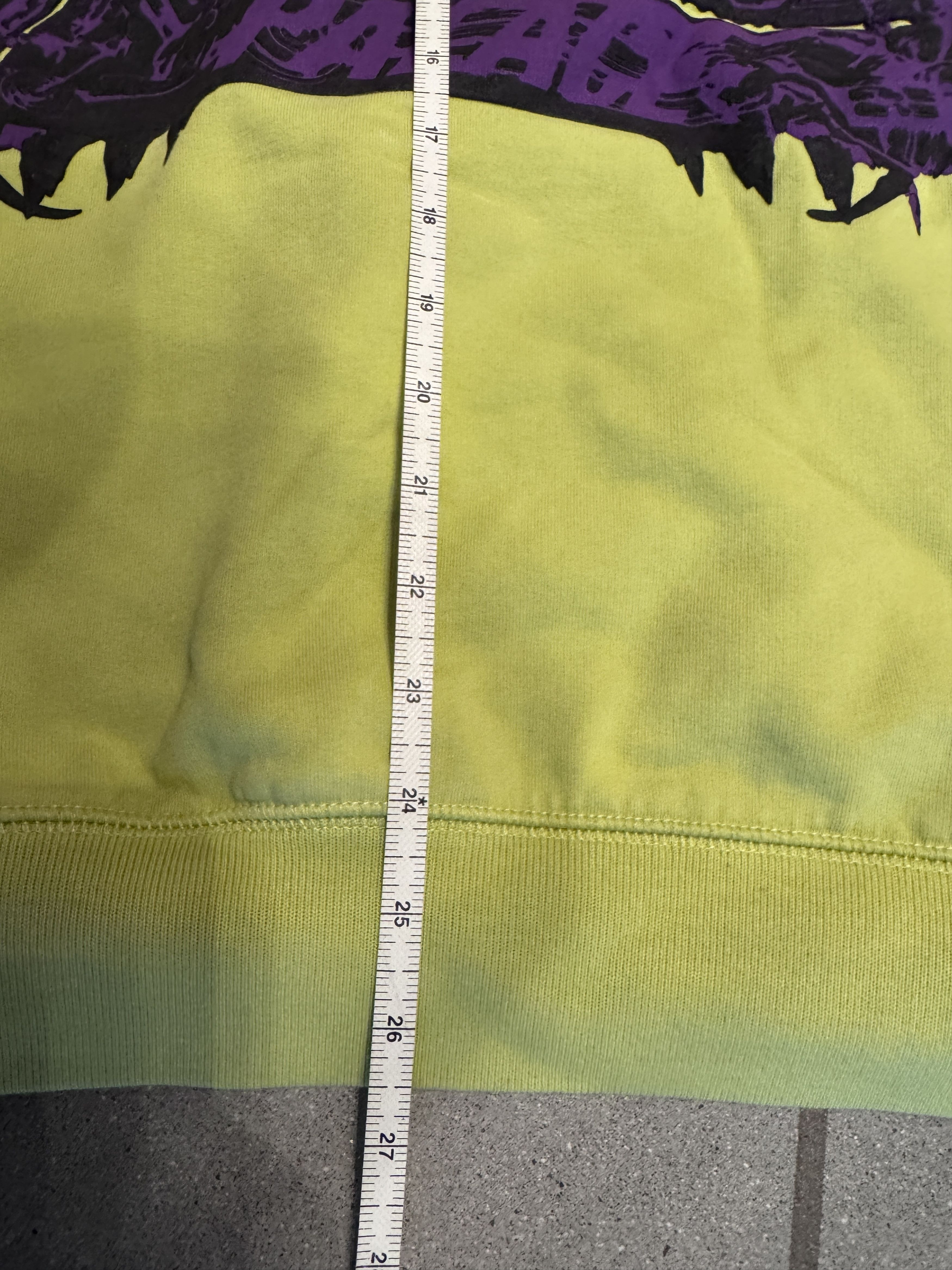 Other PALACE - Lime-green hoodie with cool purple graphic Size S / US 4 / IT 40 - 12 Thumbnail