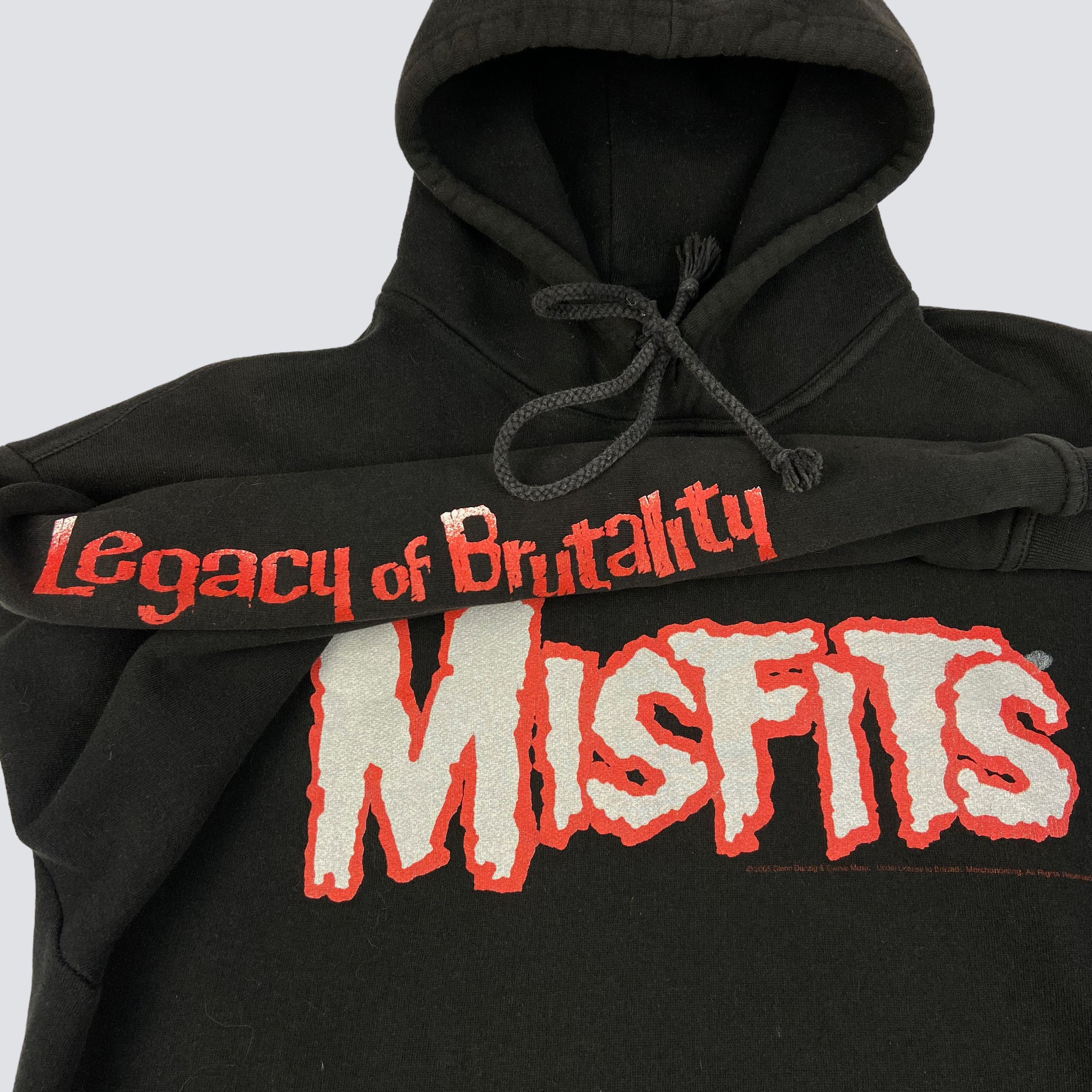 Band Tees 2005 MISFITS “LEGACY OF BRUTALITY” VERY RARE HOODIE - № 1021 Size US L / EU 52-54 / 3 - 3 Thumbnail