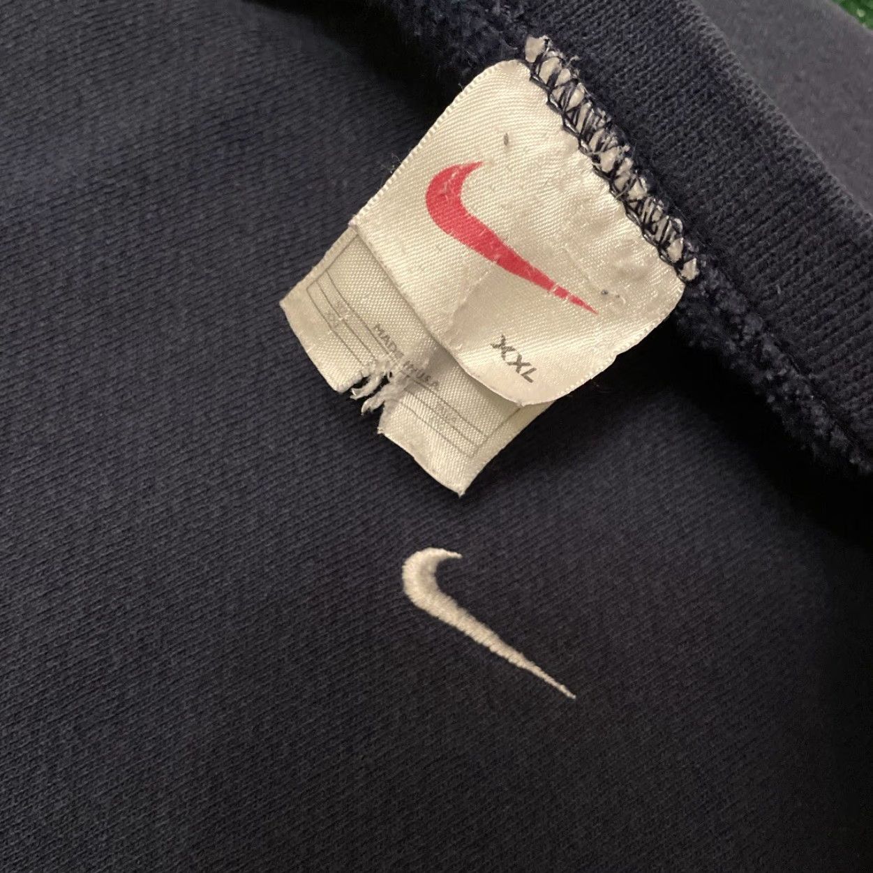 Nike VINTAGE Nike Essentials Blank Swoosh Crewneck Sweatshirt Men XXL Blue 90s Pullover USA Size US XXL / EU 58 / 5 - 3 Thumbnail
