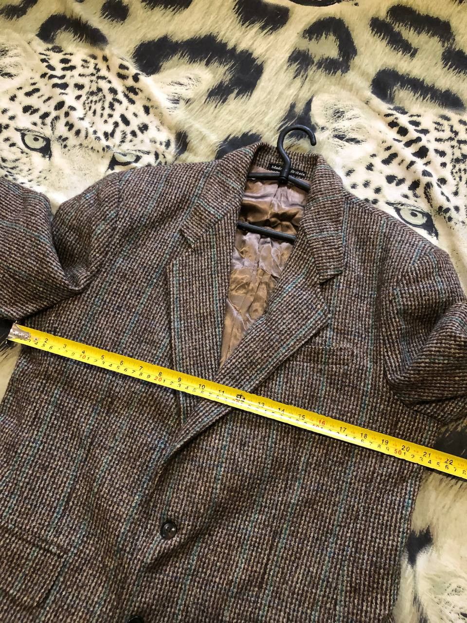 Harris Tweed Harris Tweed Jacket Adult Hunting Outdoor Weave Blazer Size 42R - 11 Thumbnail