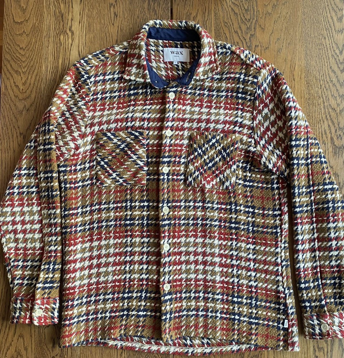 image of Wax London Whiting Overshirt in Brown, Men's (Size Medium)
