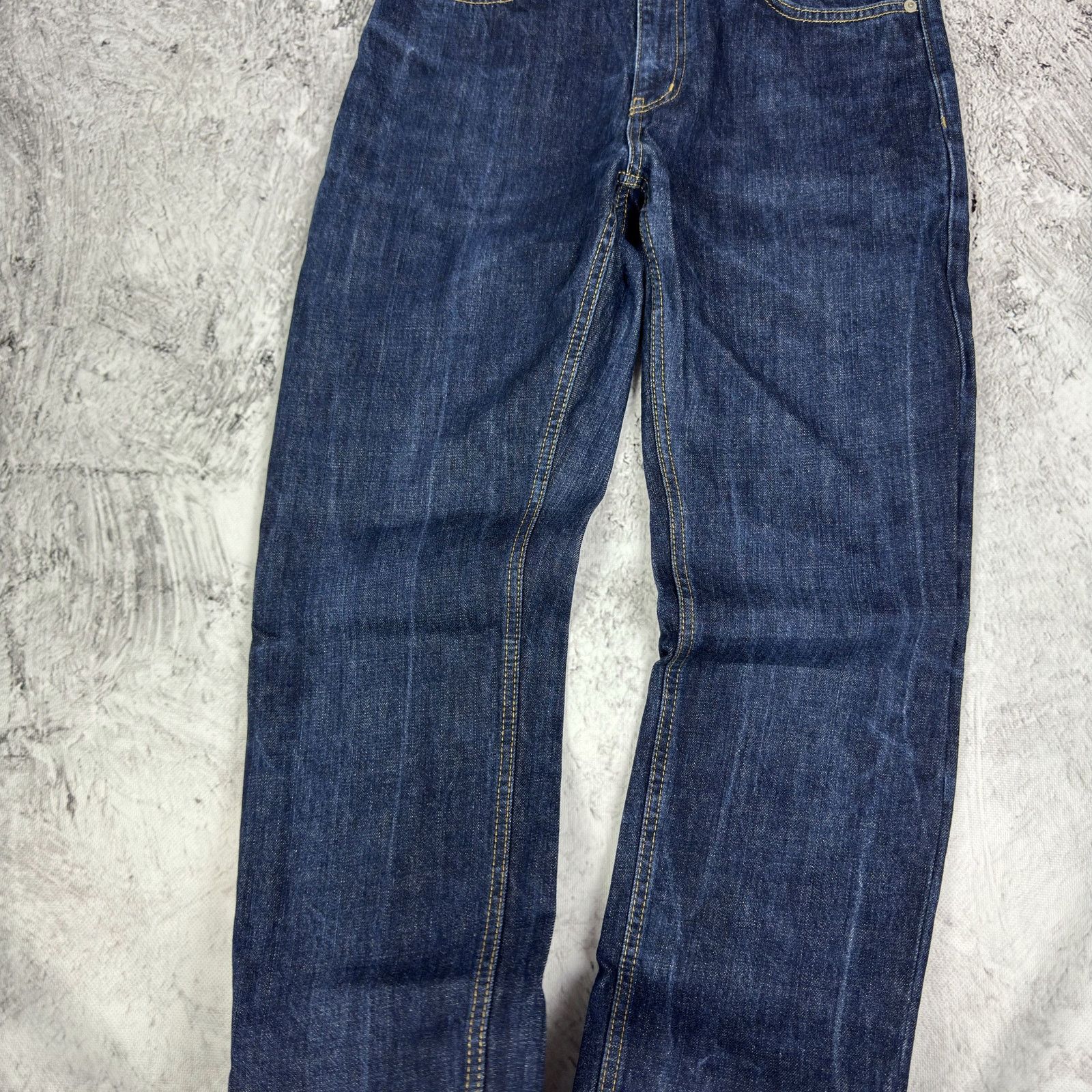 Wood Wood Wood Wood Wes Women Blue Denim Cotton Leg Jeans 29/32 Size 29" - 5 Thumbnail