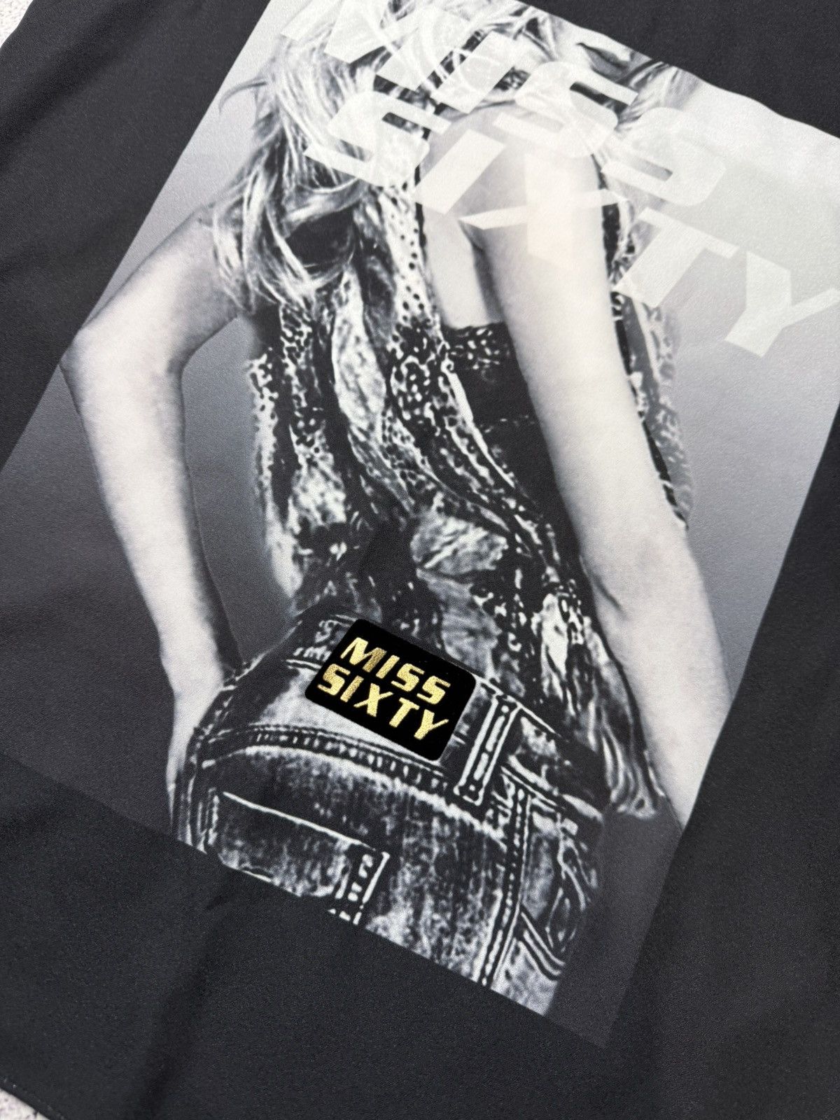 Miss Sixty Vintage Miss Sixty Sexy Logo Girl Gun Tee Y2K Awant Garde Size M / US 6-8 / IT 42-44 - 7 Thumbnail